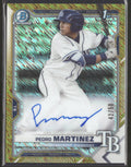 2021 Bowman Chrome Prospect AU Gold Shimmer Refractor Pedro Martinez #/50