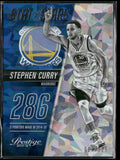 2015-16 Panini Prestige Stat Stars Crystal Stephen Curry #/125 #6