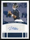 2024 Donruss Signature Series Malik Willis AU #SSE-MWI