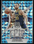 2023-24 Panini Epic Performers Mosaic Reactive Blue Stephen Curry #/99 #14