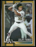 2026 Topps Chrome Gold Refractors Colby Thomas RC #/50 #147