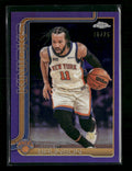 2025-26 Topps Chrome Update Purple Refractor Jalen Brunson #/75 #20