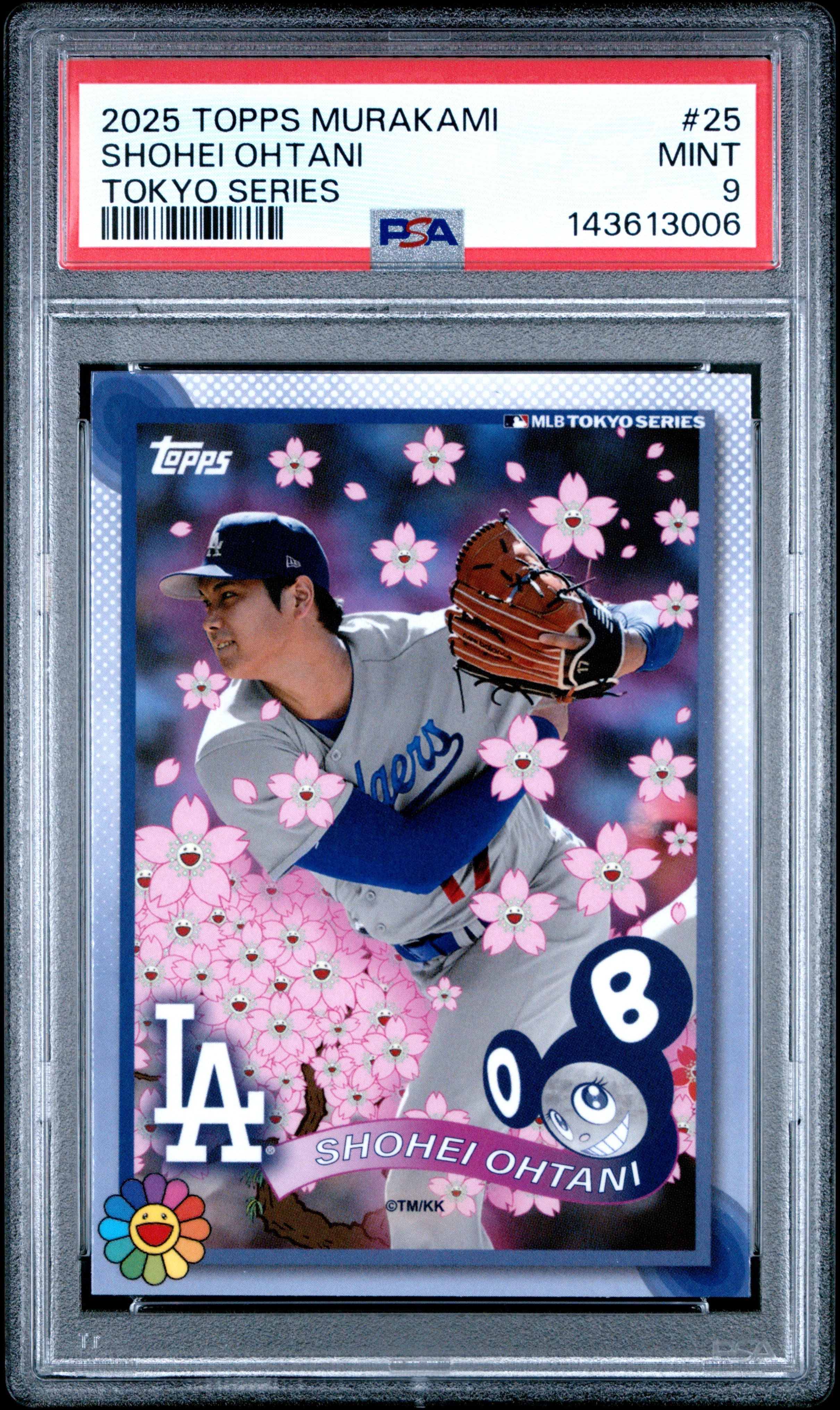 2025 Topps Takashi Murakami + Mlb World Tour Tokyo Series Shohei Ohtani 9 PSA