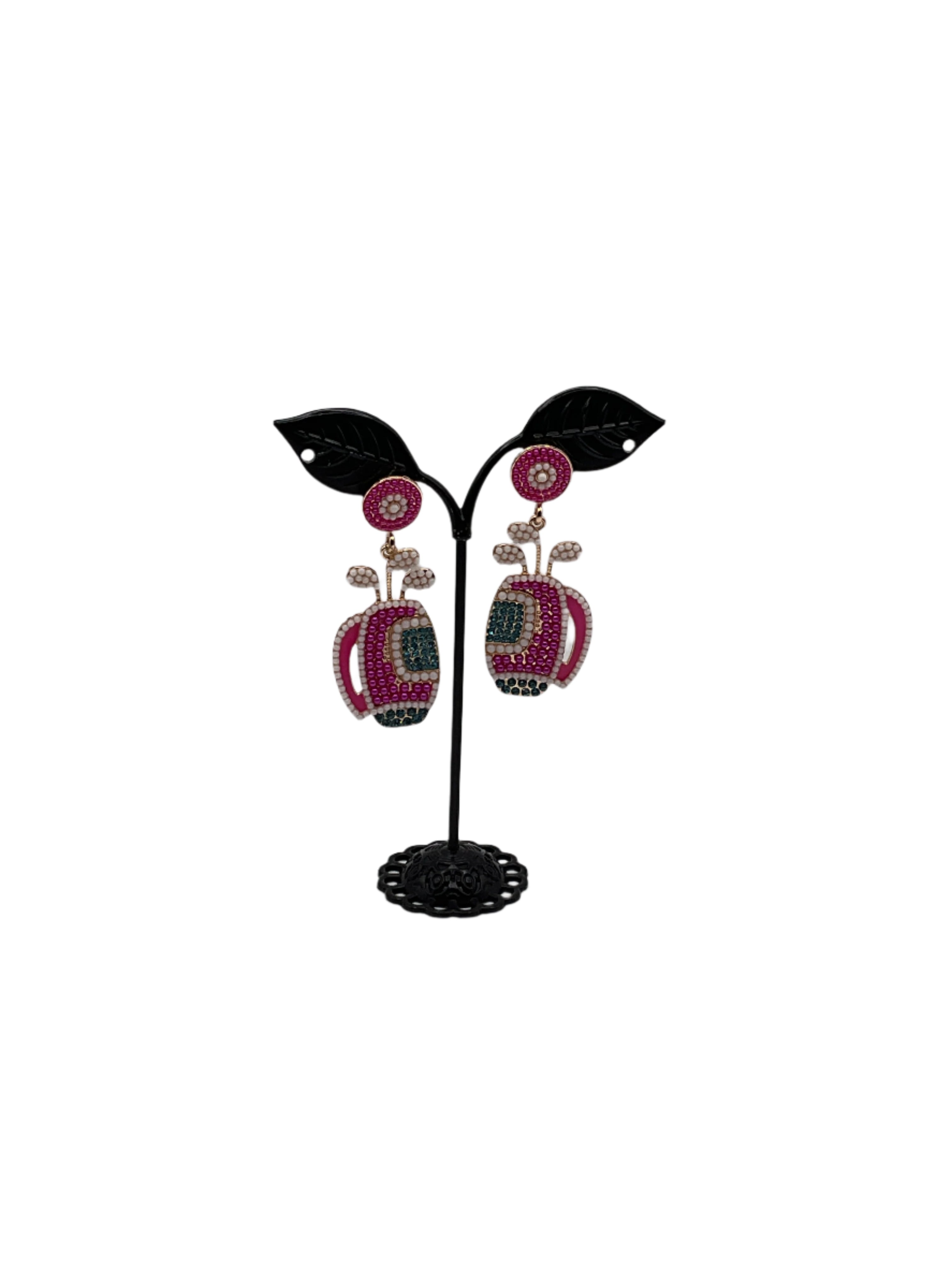 Golf bag Earrings 1