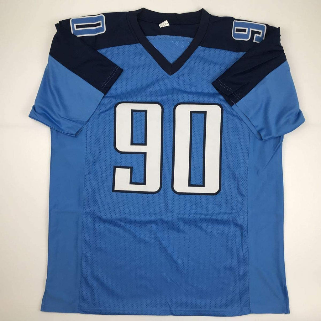 Autographed/Signed Jevon Kearse Tennessee Powder Blue Football Jersey JSA COA