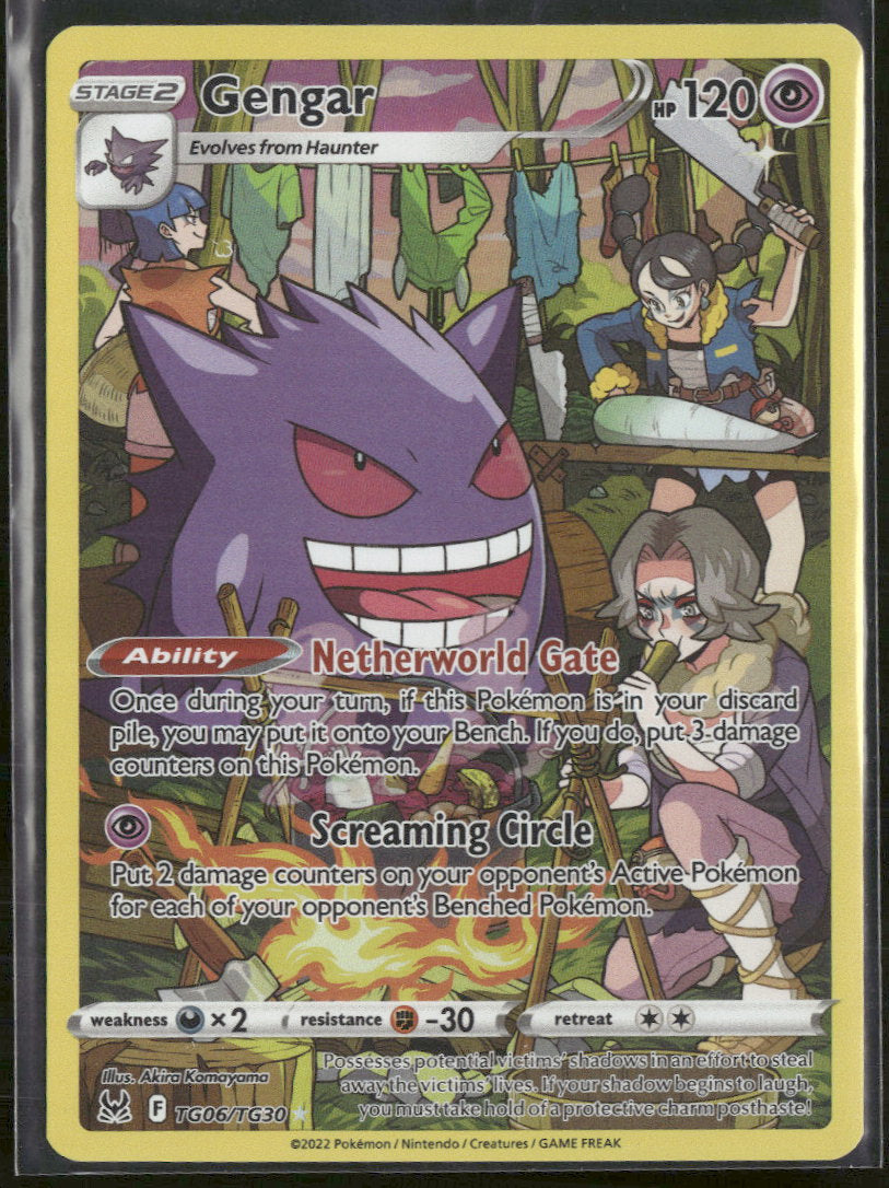 SWSH11: Lost Origin Trainer Gallery Gengar #TG06/TG30