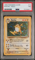 1999 Pokemon Game Raichu-Holo 7 PSA #14
