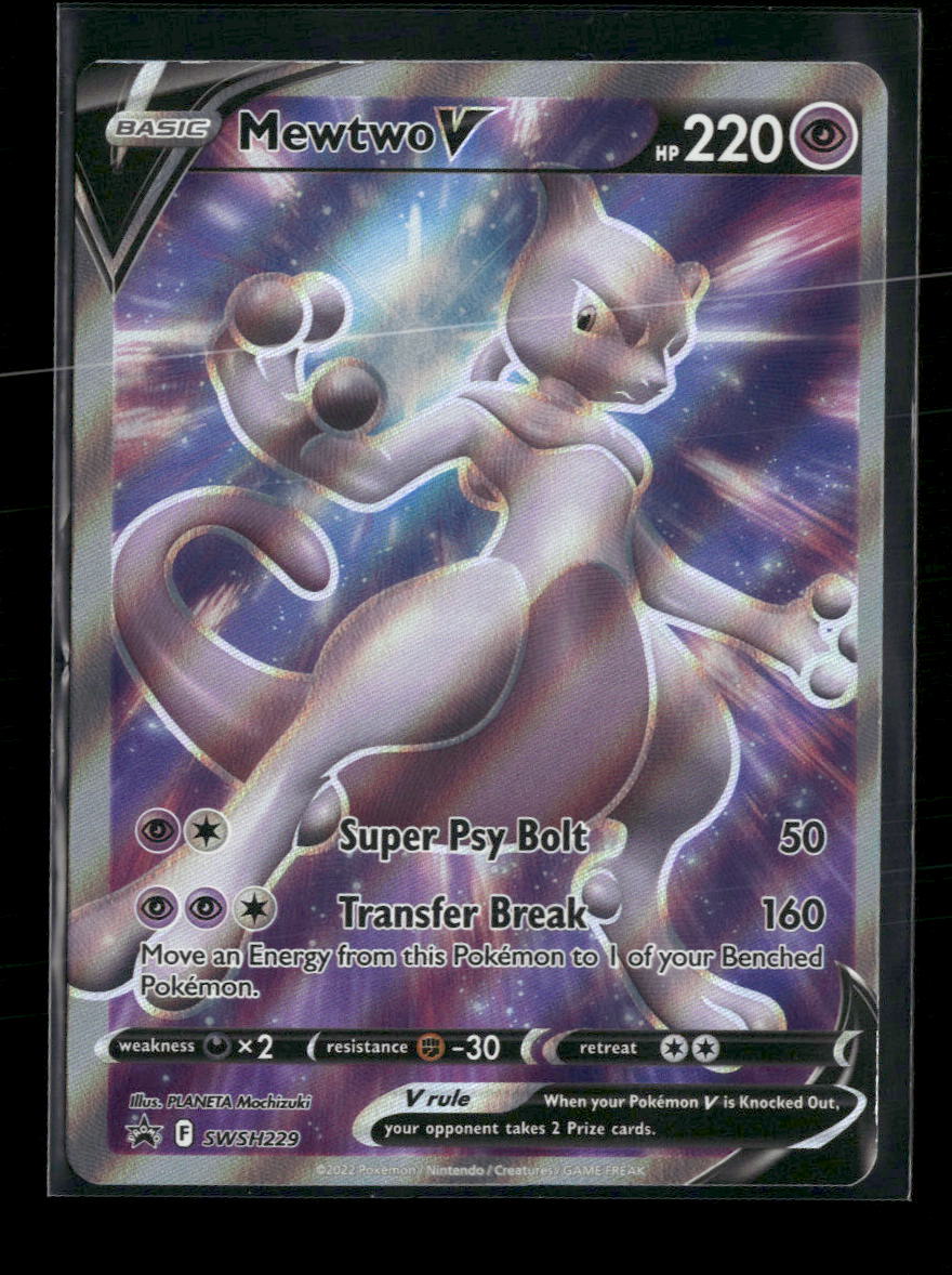 SWSH: Sword & Shield Promo Cards Mewtwo V #SWSH229
