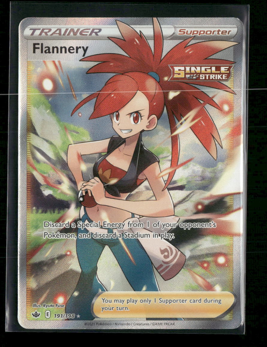 SWSH06: Chilling Reign Flannery (Full Art) #191/198