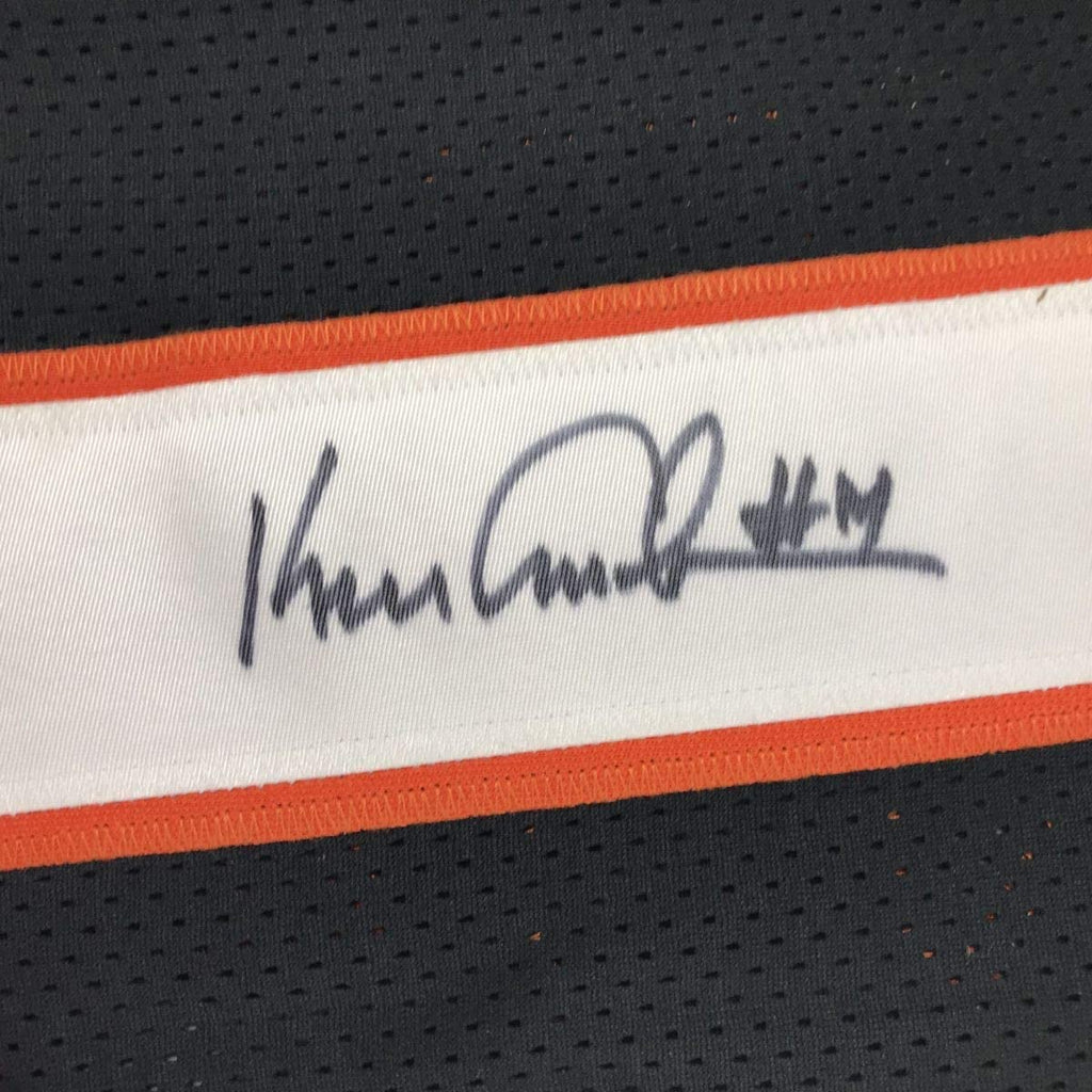 Autographed/Signed Ken Anderson Cincinnati Black Football Jersey Beckett BAS COA