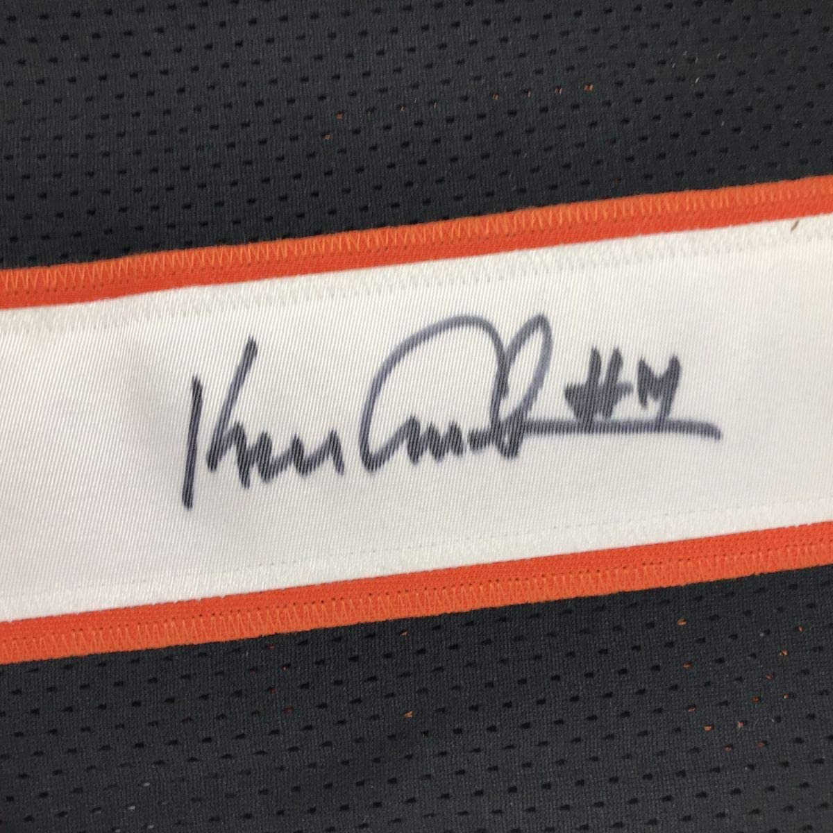 Autographed/Signed Ken Anderson Cincinnati Black Football Jersey Beckett BAS COA