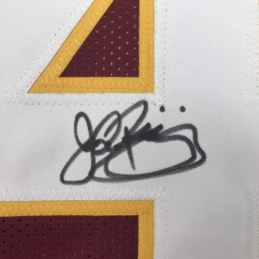 Autographed/Signed John Riggins Washington Burgundy Football Jersey Beckett BAS COA