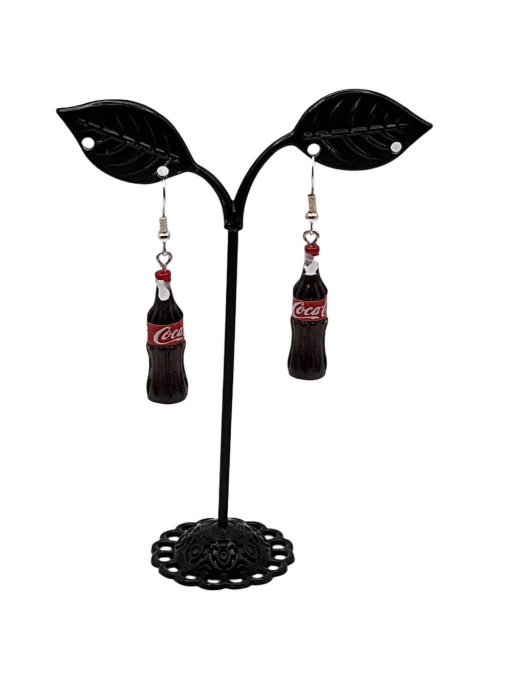 Soda Bottle Earrings – Retro Novelty Jewelry Gift for Soda Lovers
