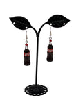 Soda Bottle Earrings – Retro Novelty Jewelry Gift for Soda Lovers