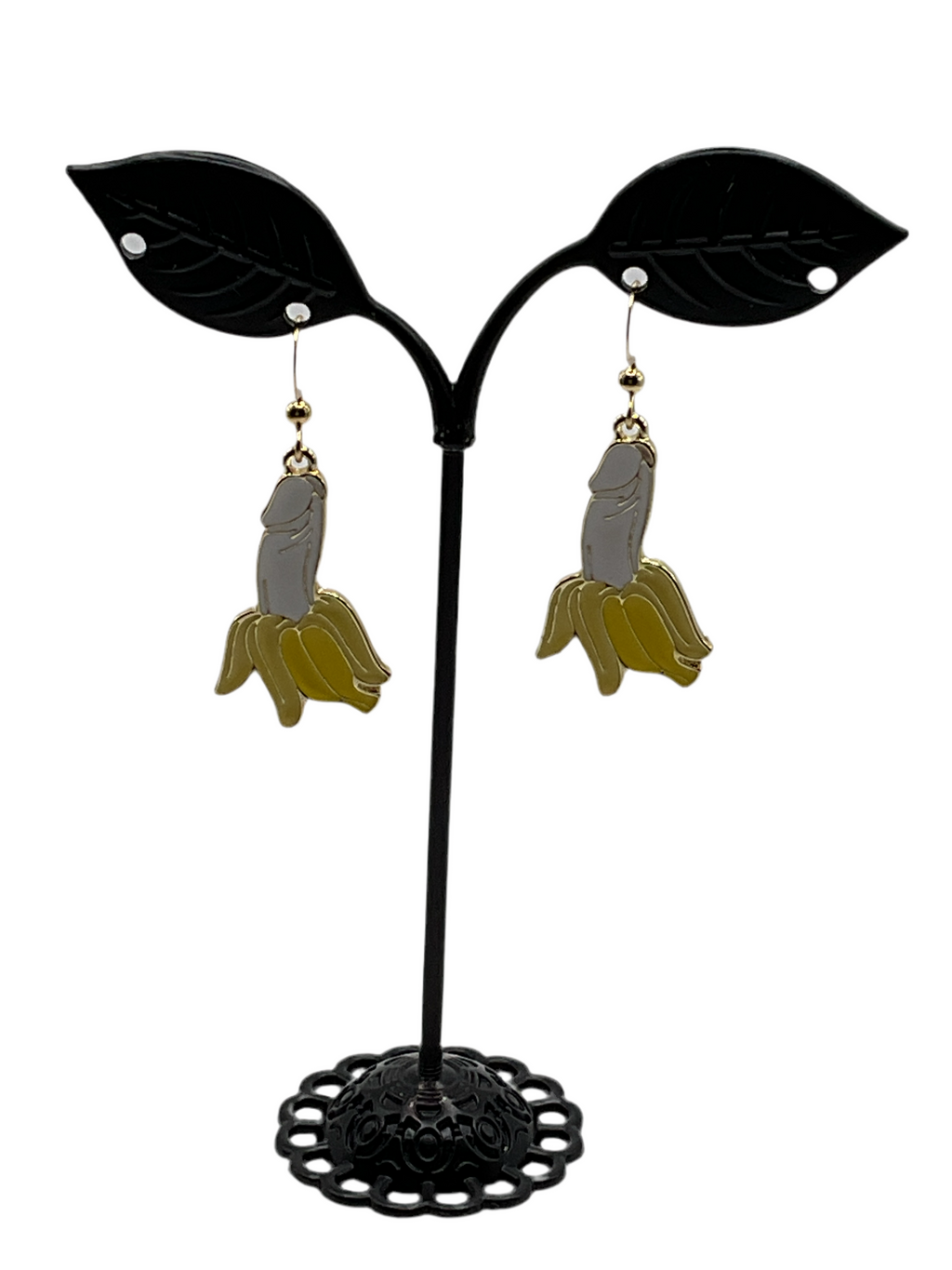 Penis banana earrings