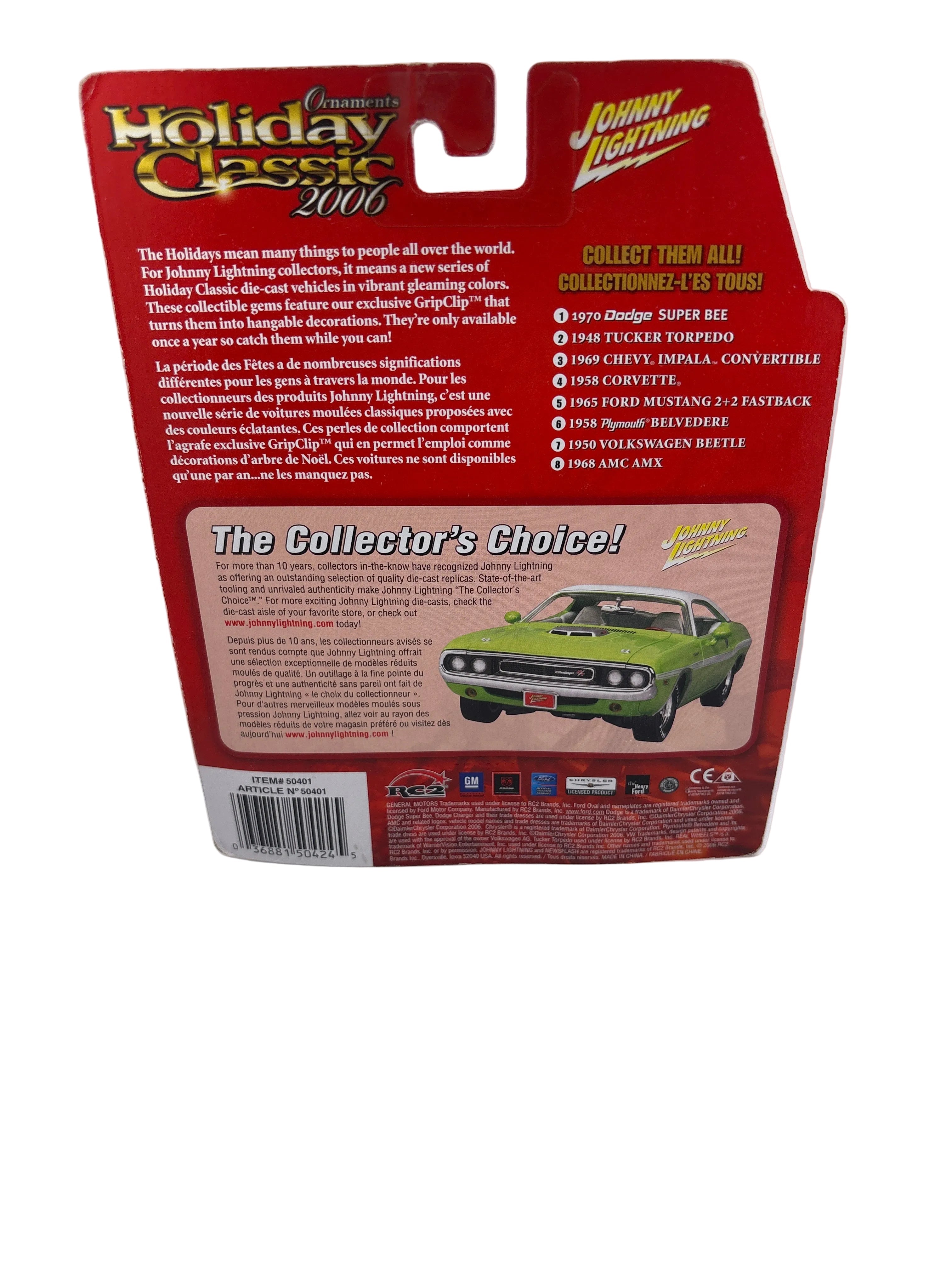 Johnny Lightning 1958 Corvette Diecast