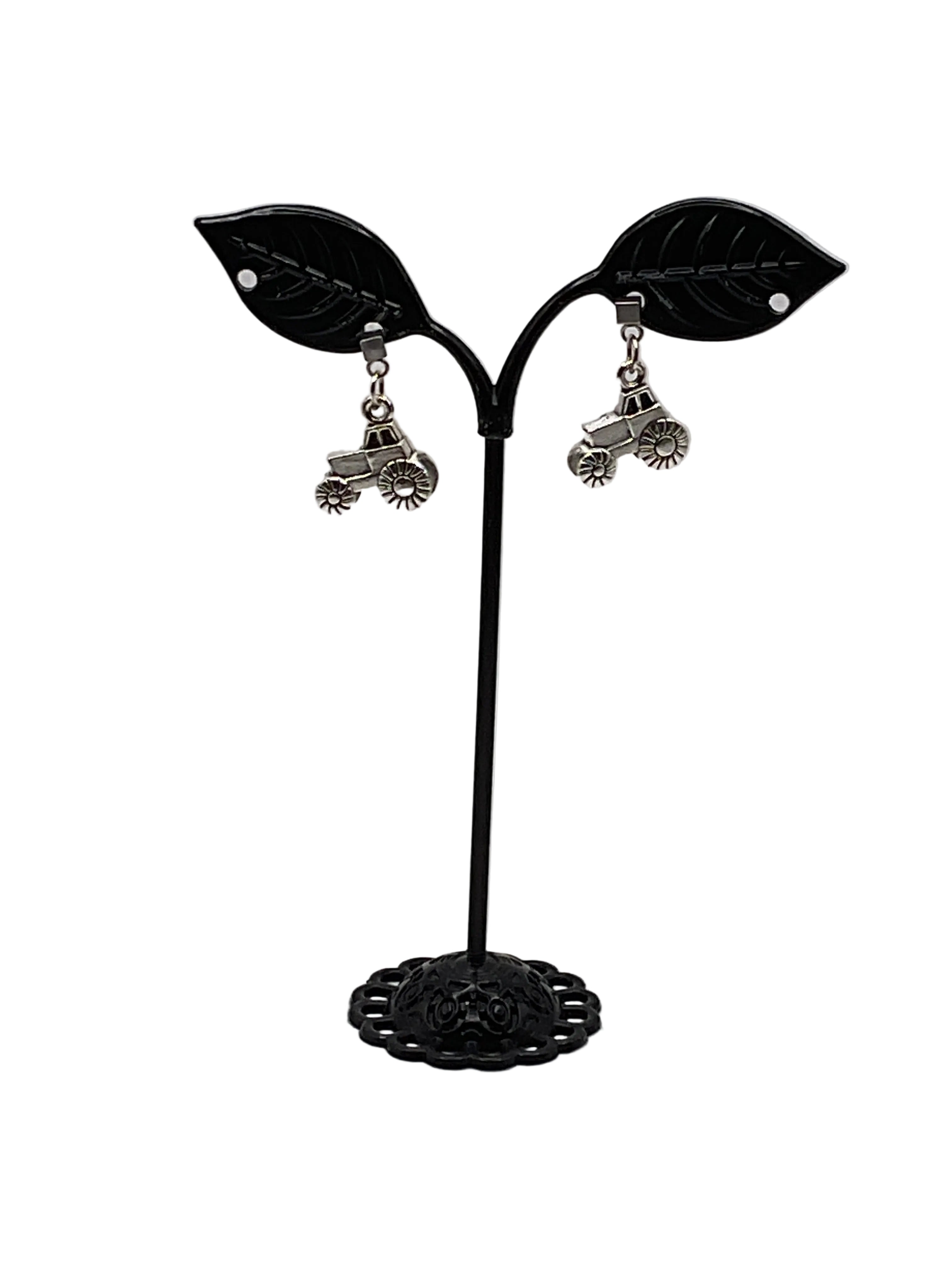 Tractor Earrings