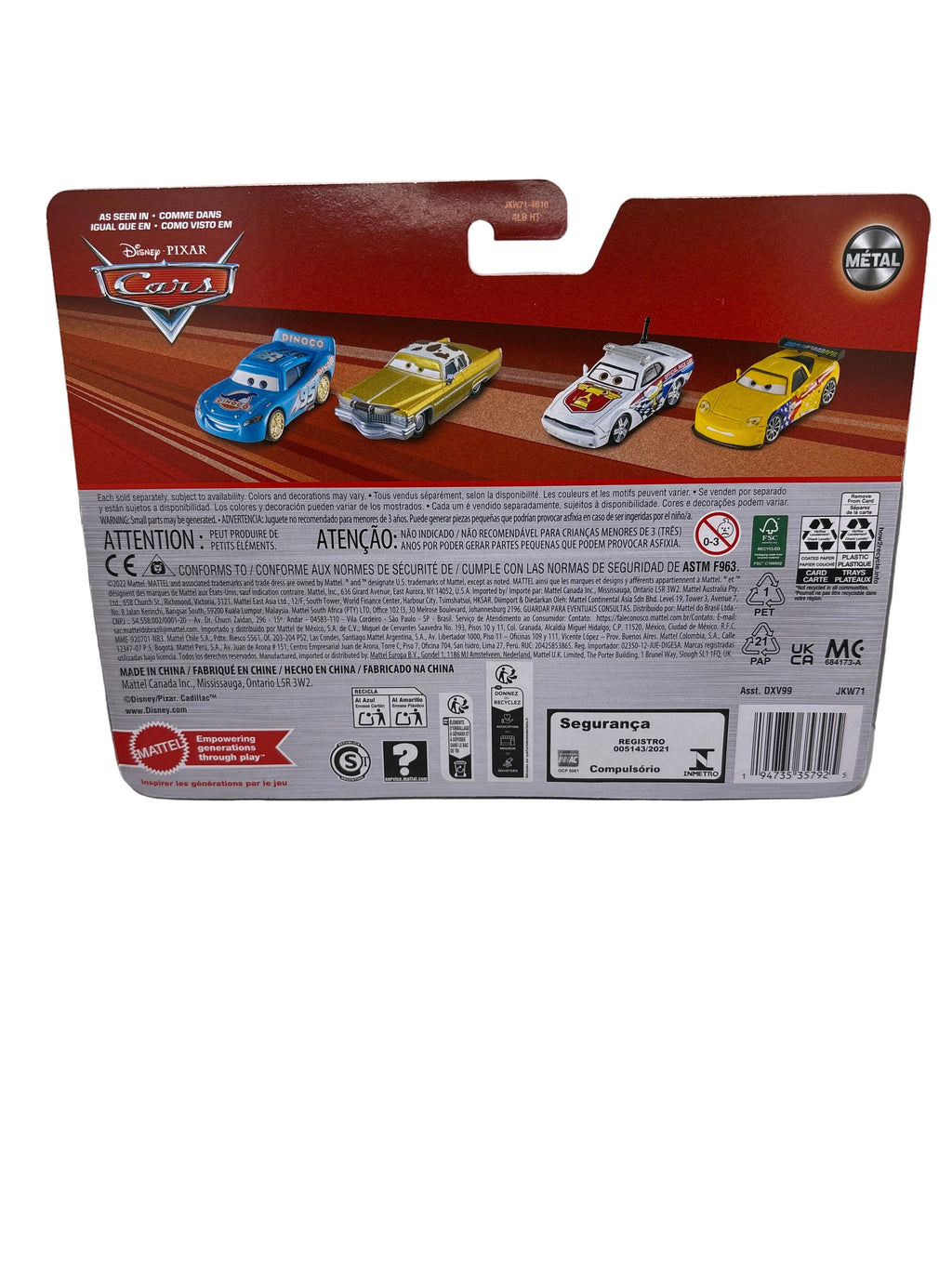 Disney Pixar Cars Mater Tractor With Tire In Mouth Diecast multi color