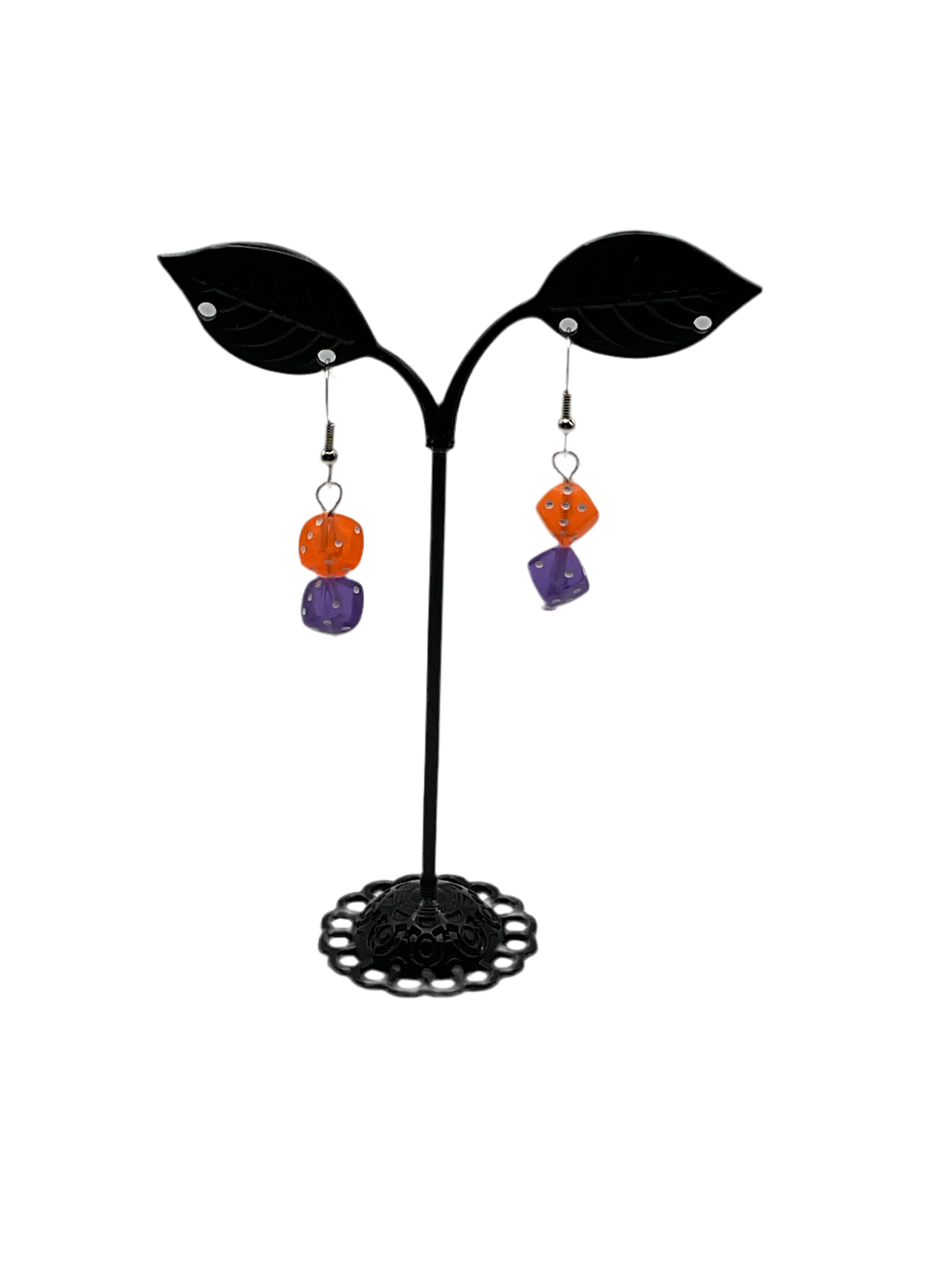 Dice earrings