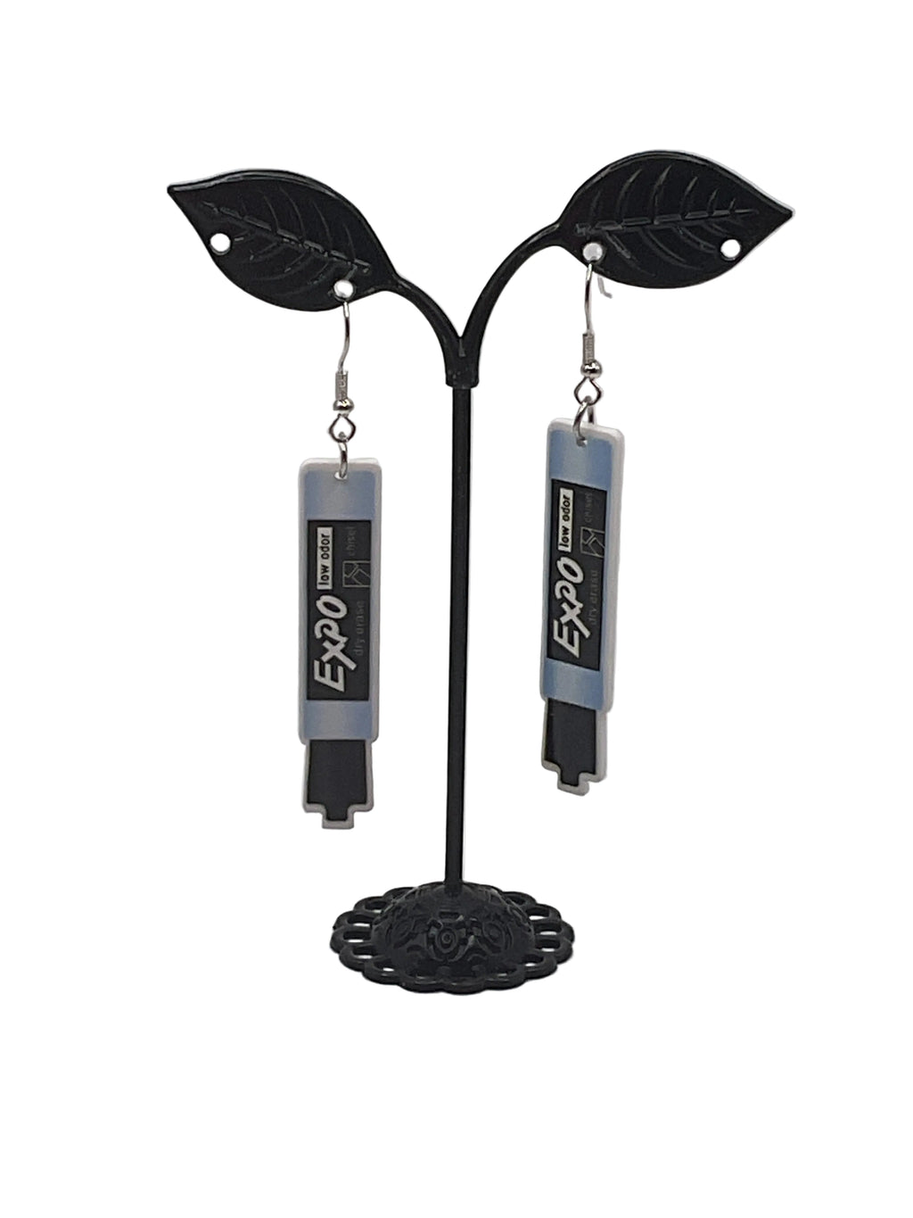 Expo marker earrings
