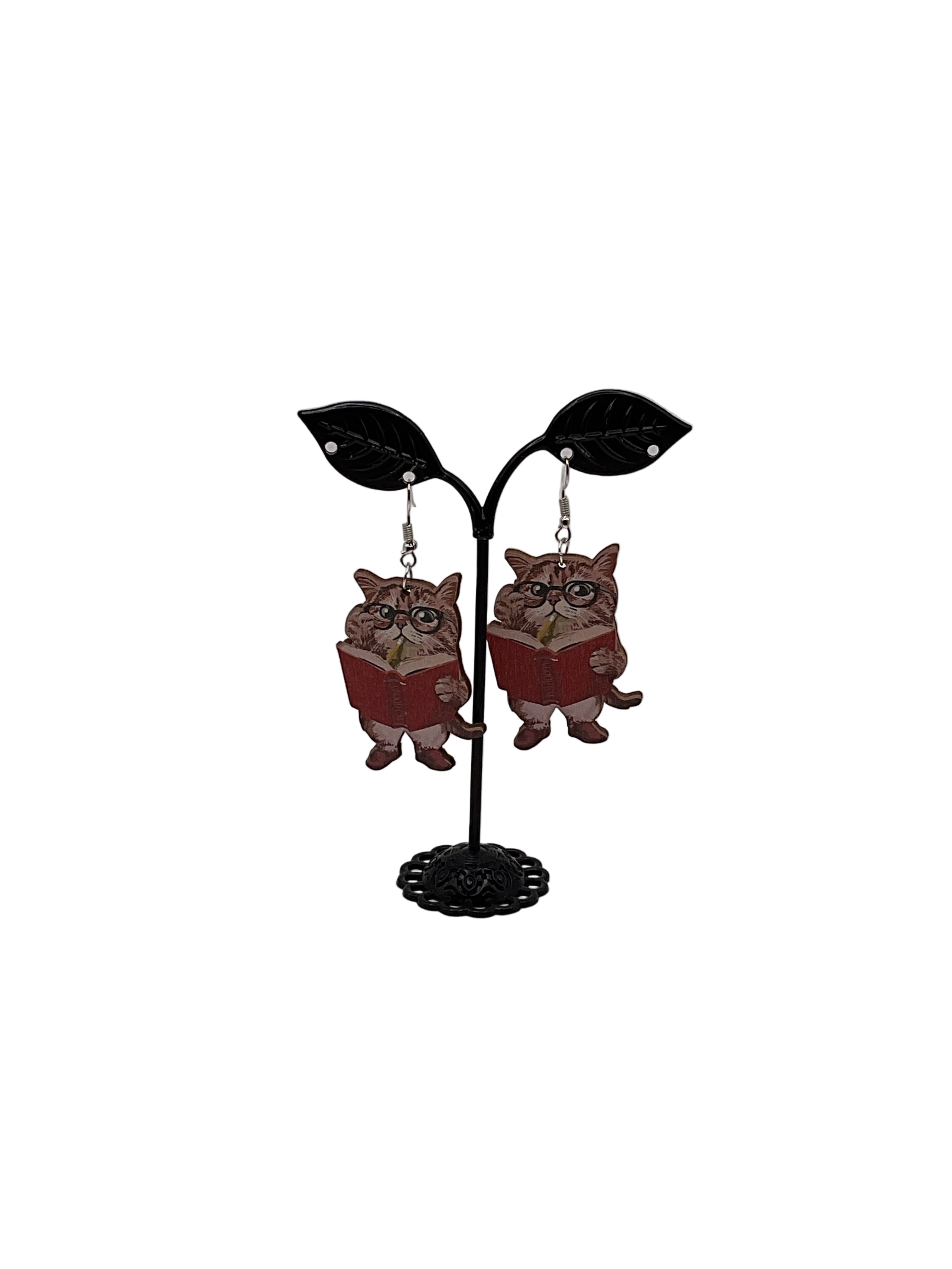 Cat earrings 8