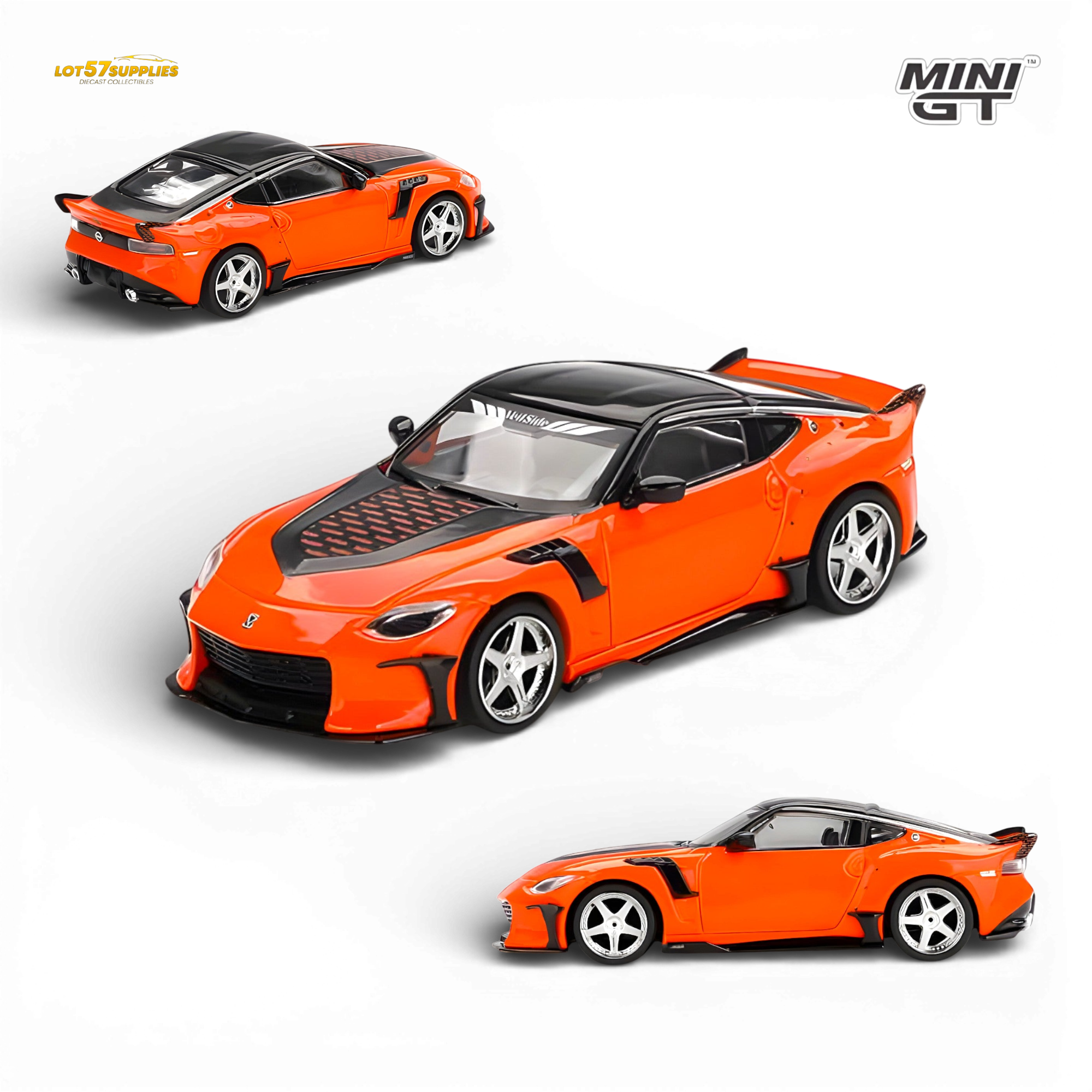 Mini-GT Nissan Z VeilSide FFZ400 Orange 1:64