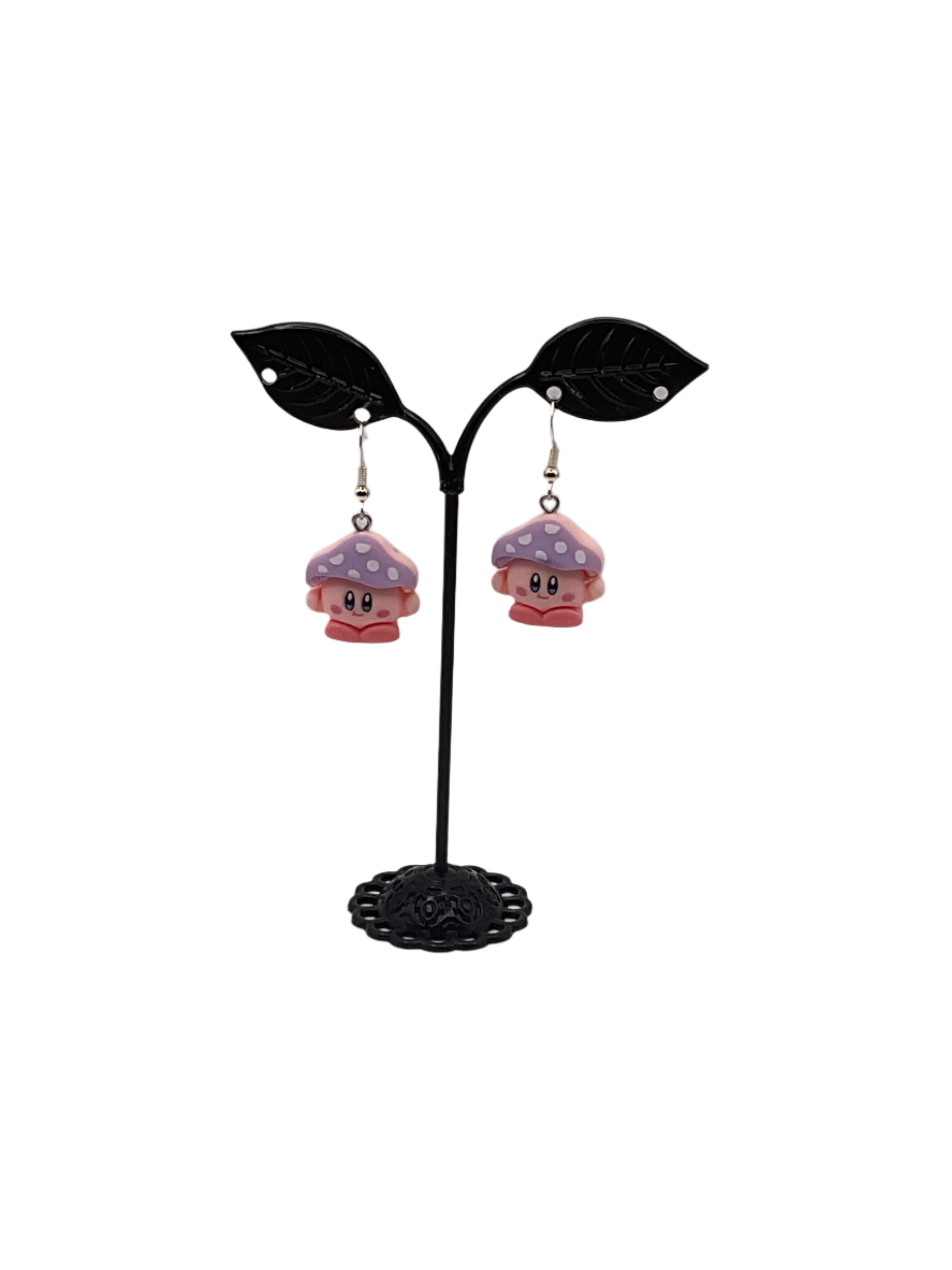 Mushroom Character Earrings 1
