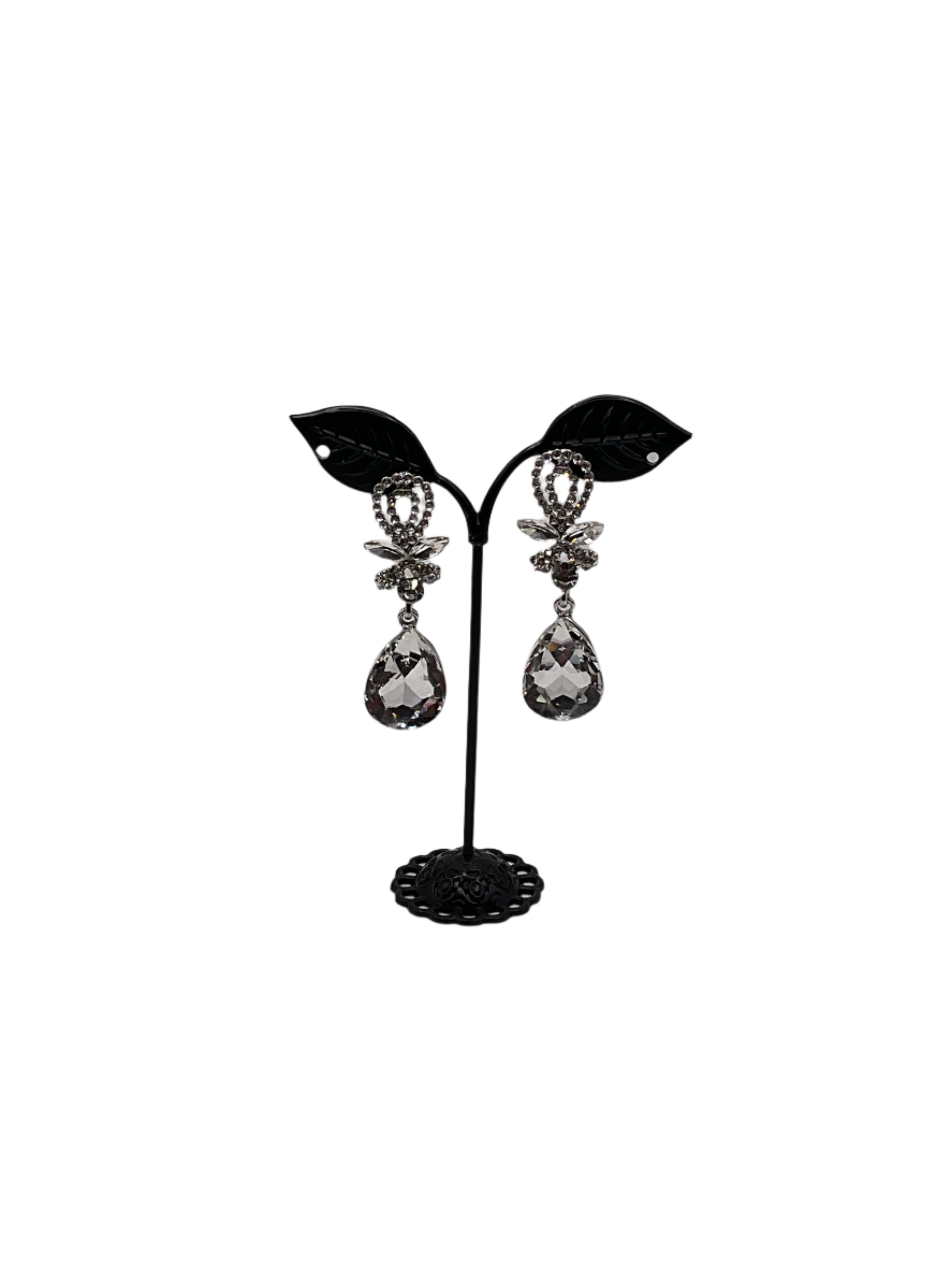 Shiny crystal earrings 4