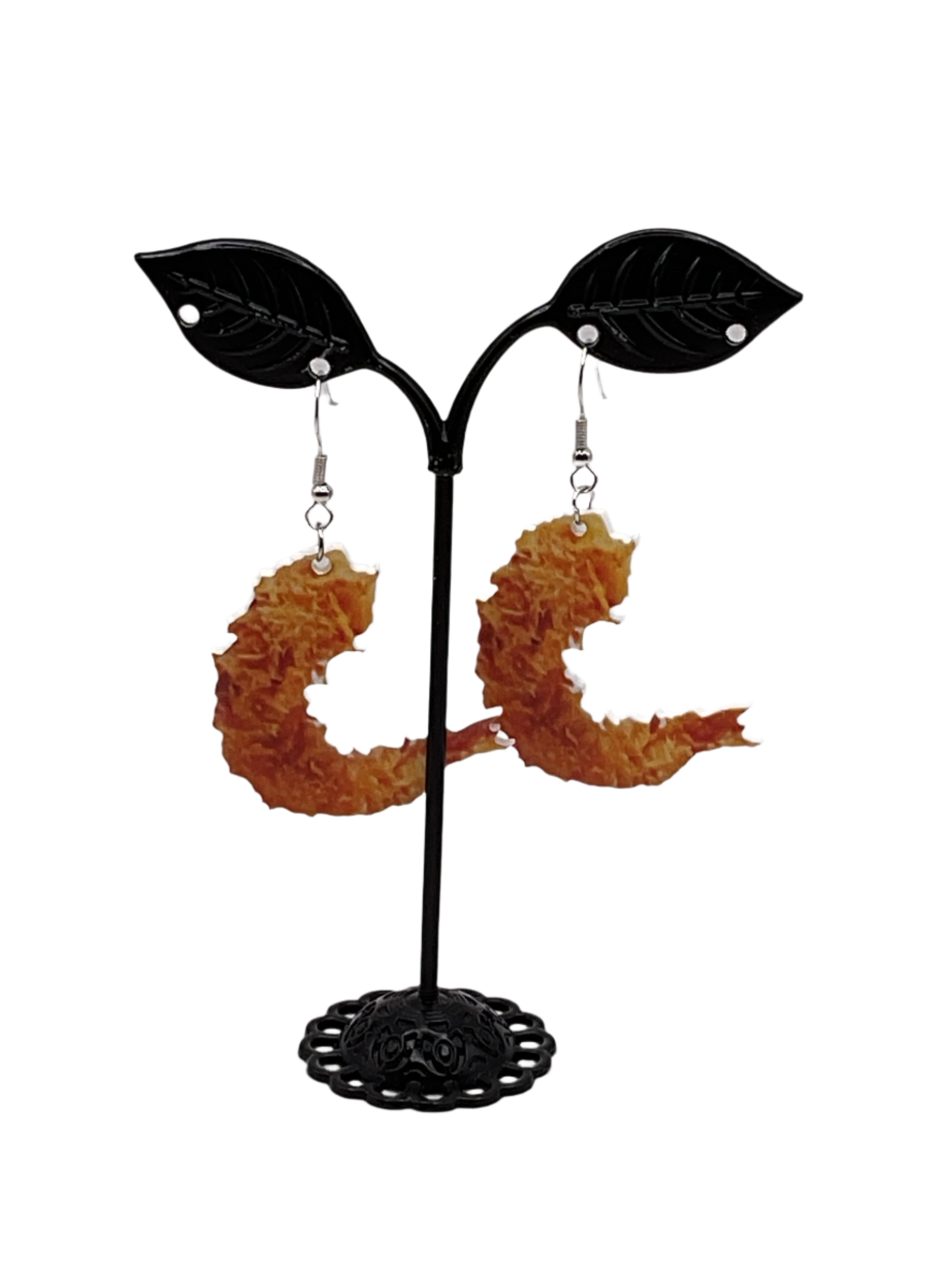 Shrimp earrings 3