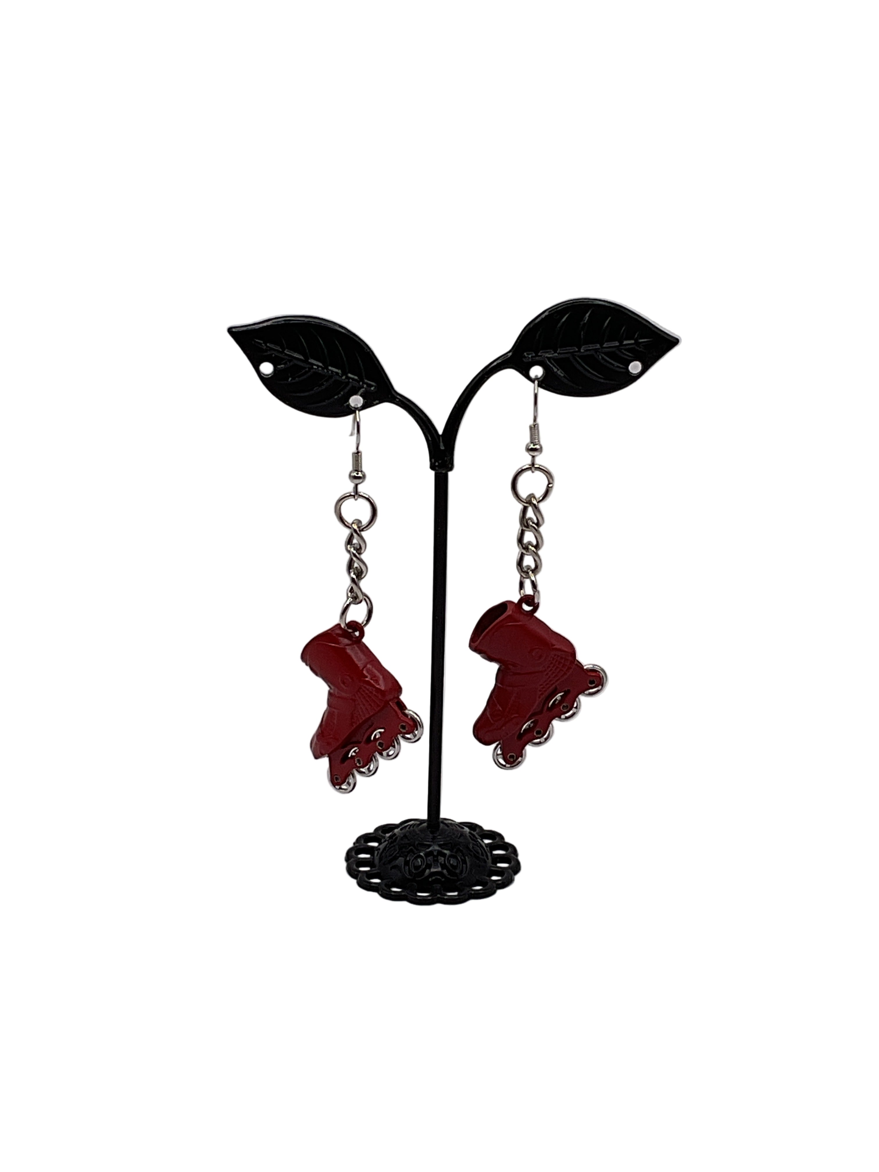 Rollerblade earrings