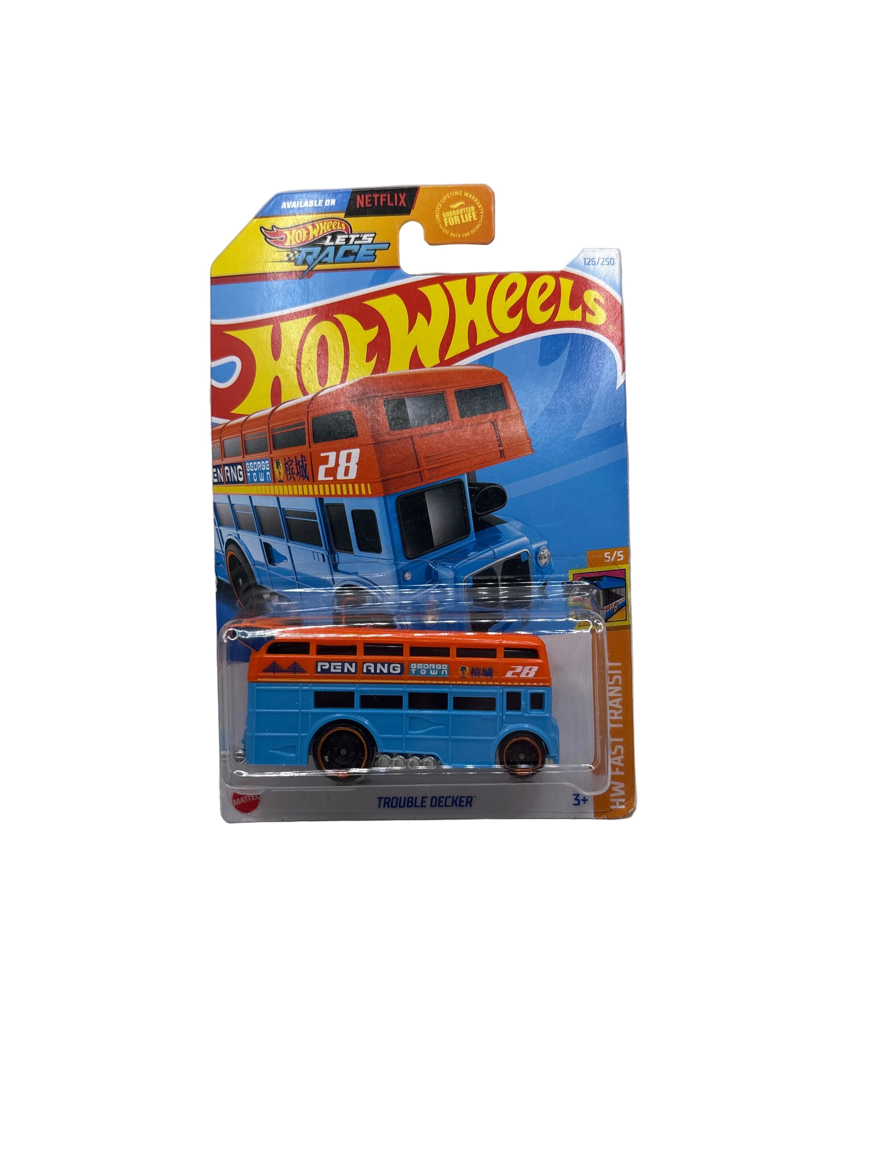 Hot Wheels Trouble Decker Diecast