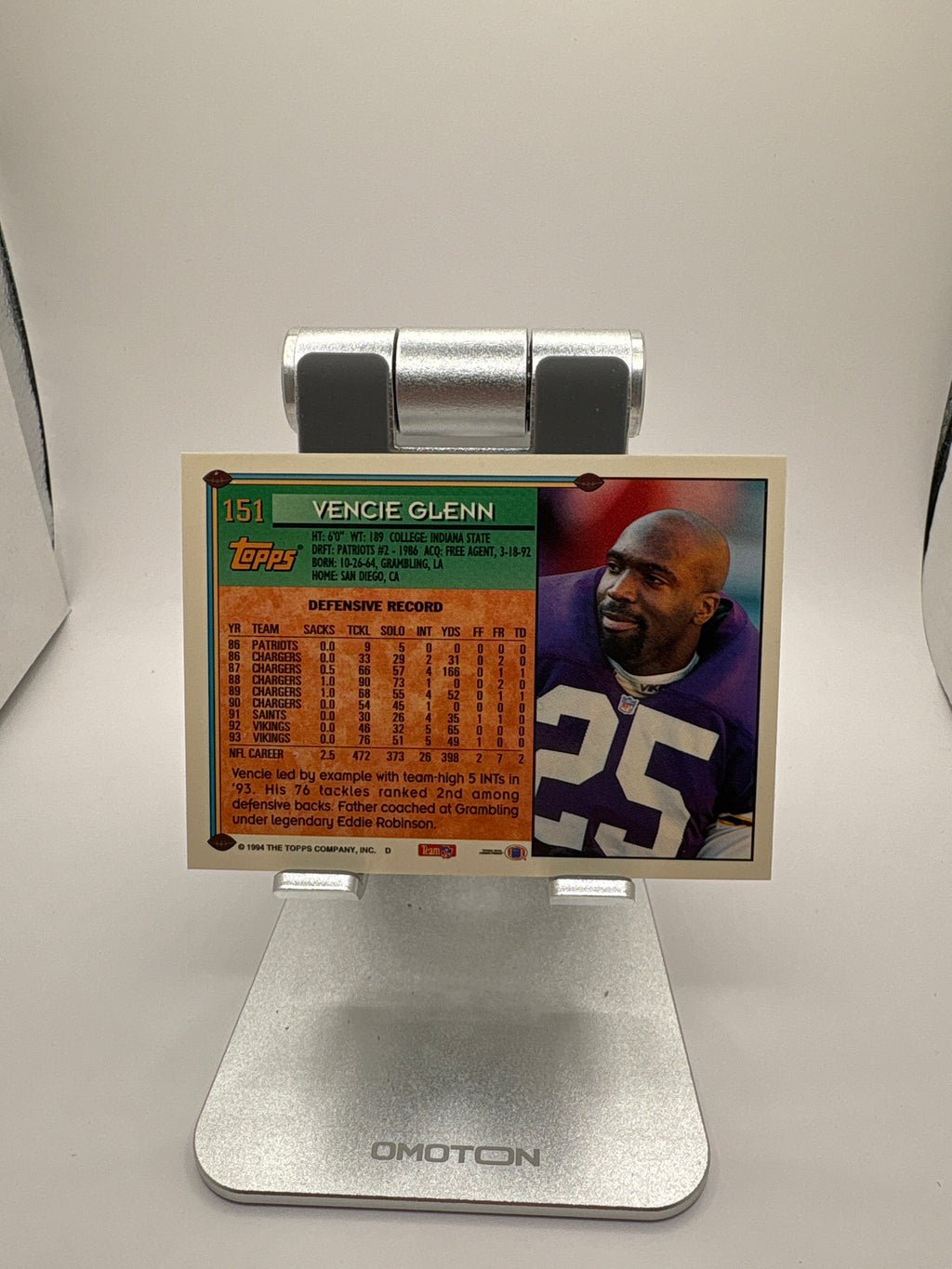 Topps Vencie Glenn