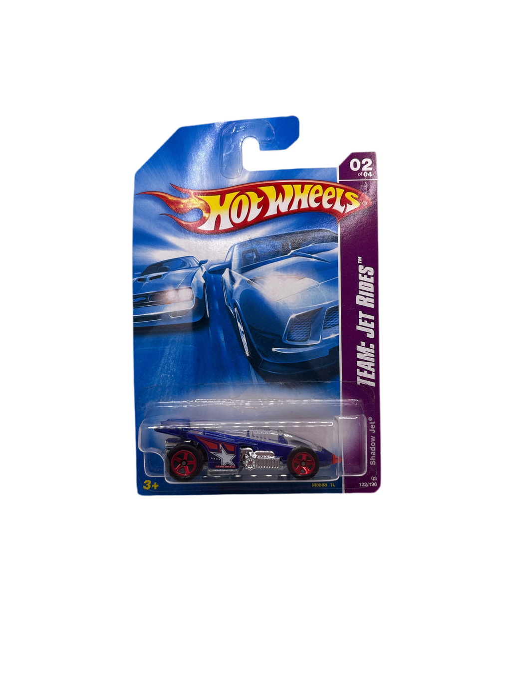 Hot Wheels Shadow Jet Diecast blue