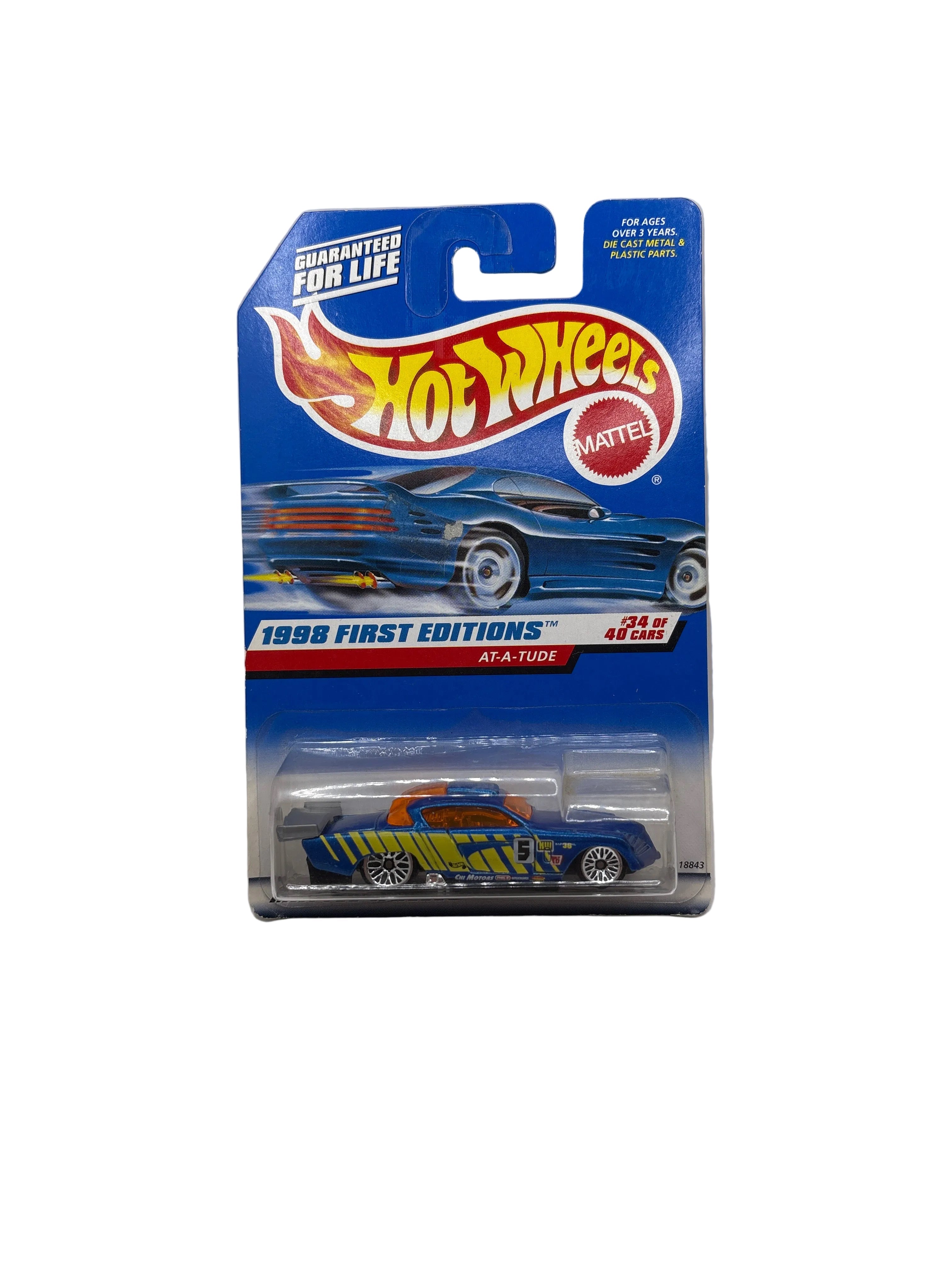 Hot Wheels At-A-Tude Diecast blue