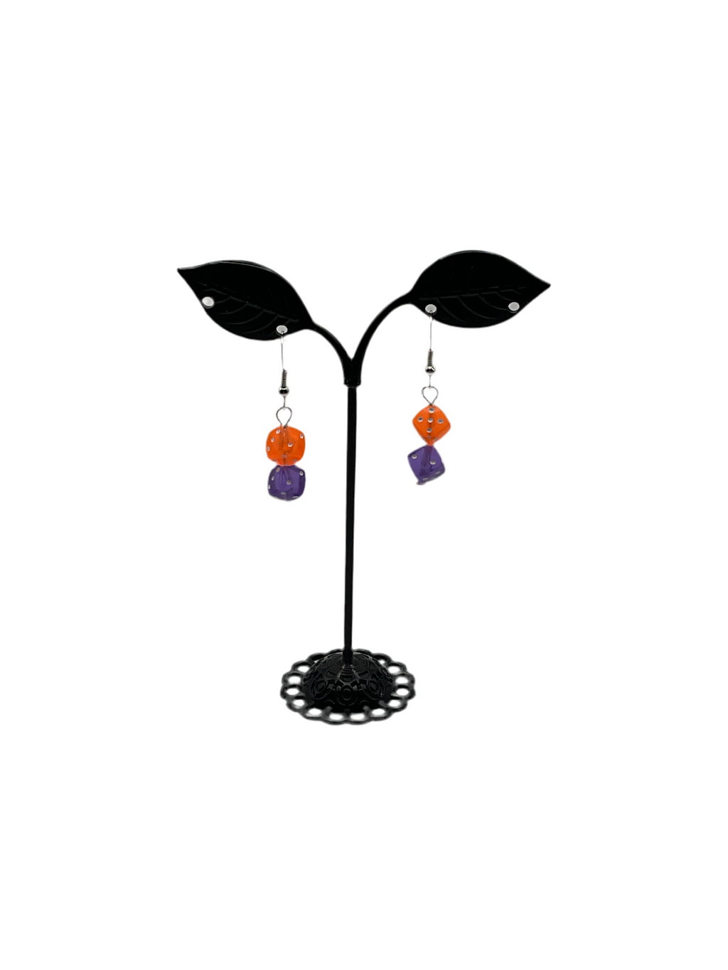 Dice earrings