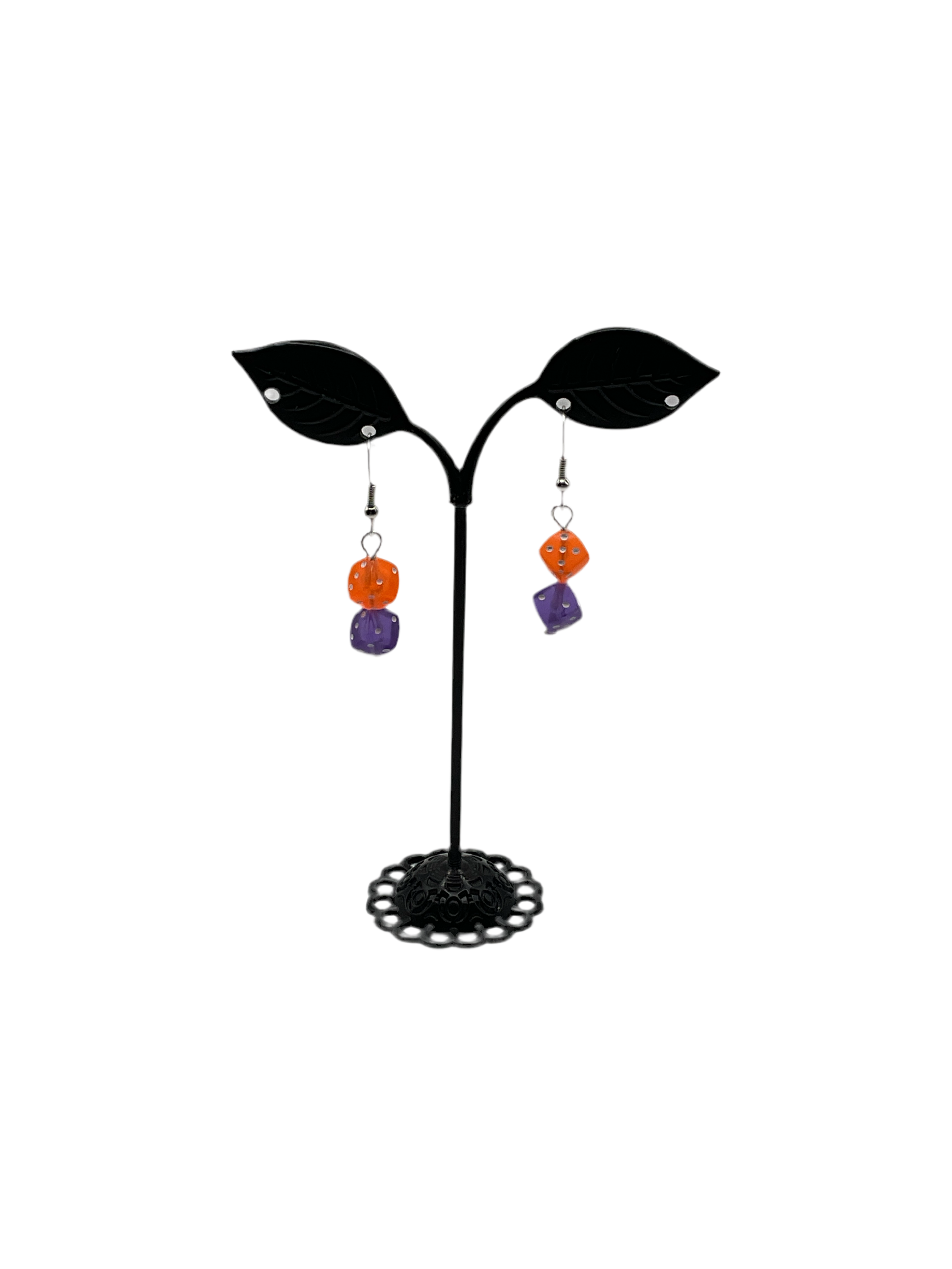 Dice earrings
