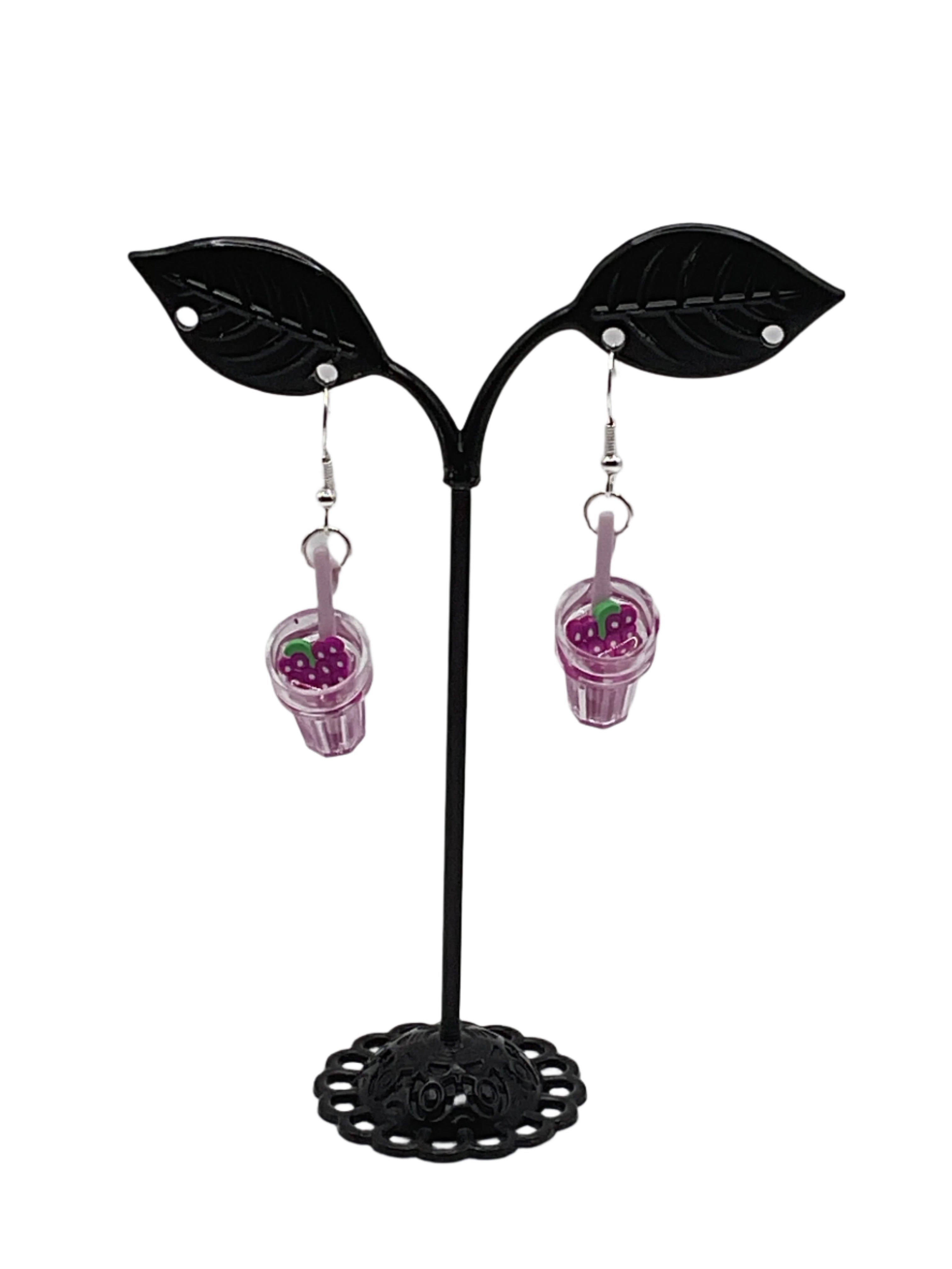 Grape Drink Earrings