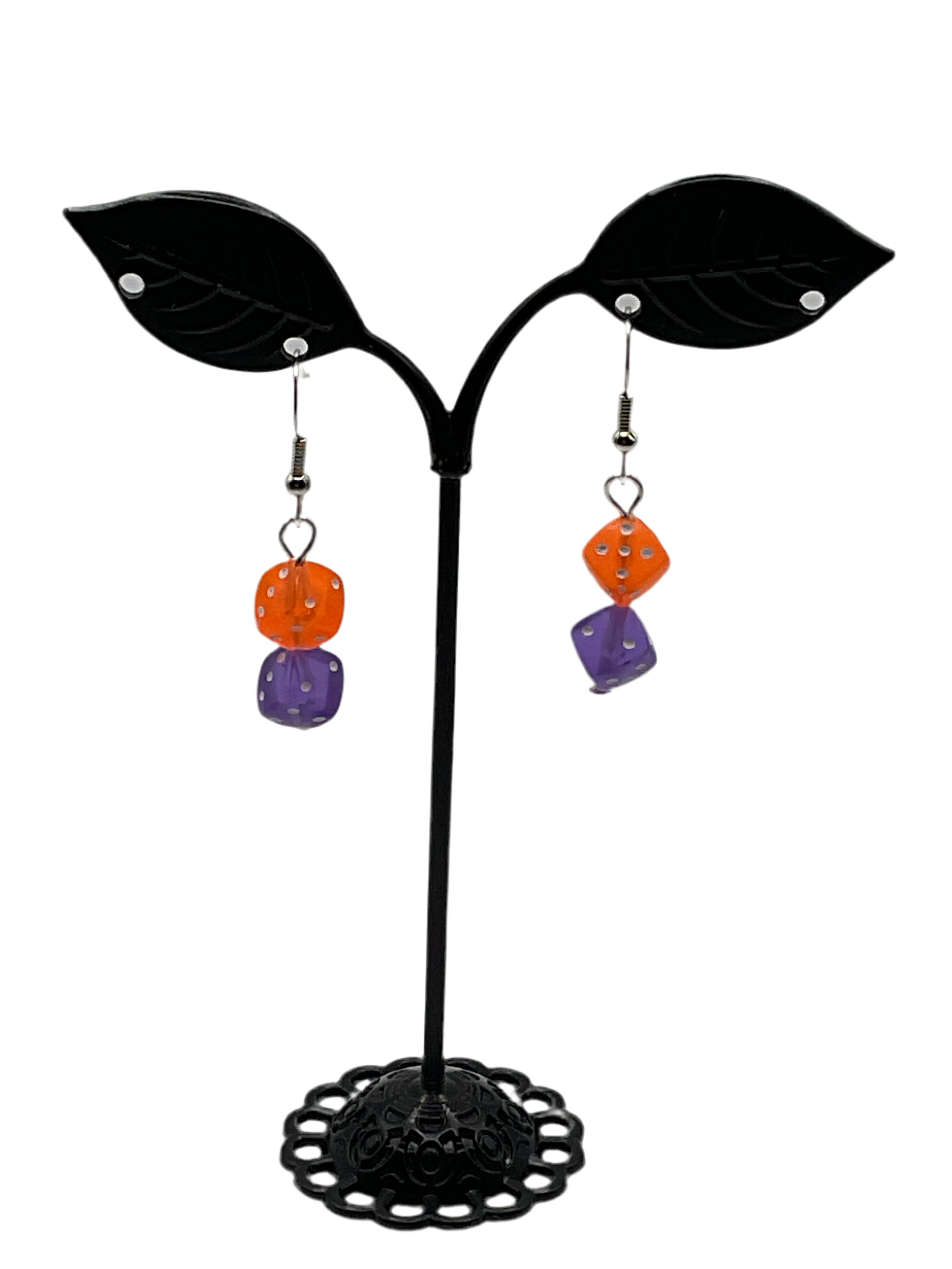 Dice earrings