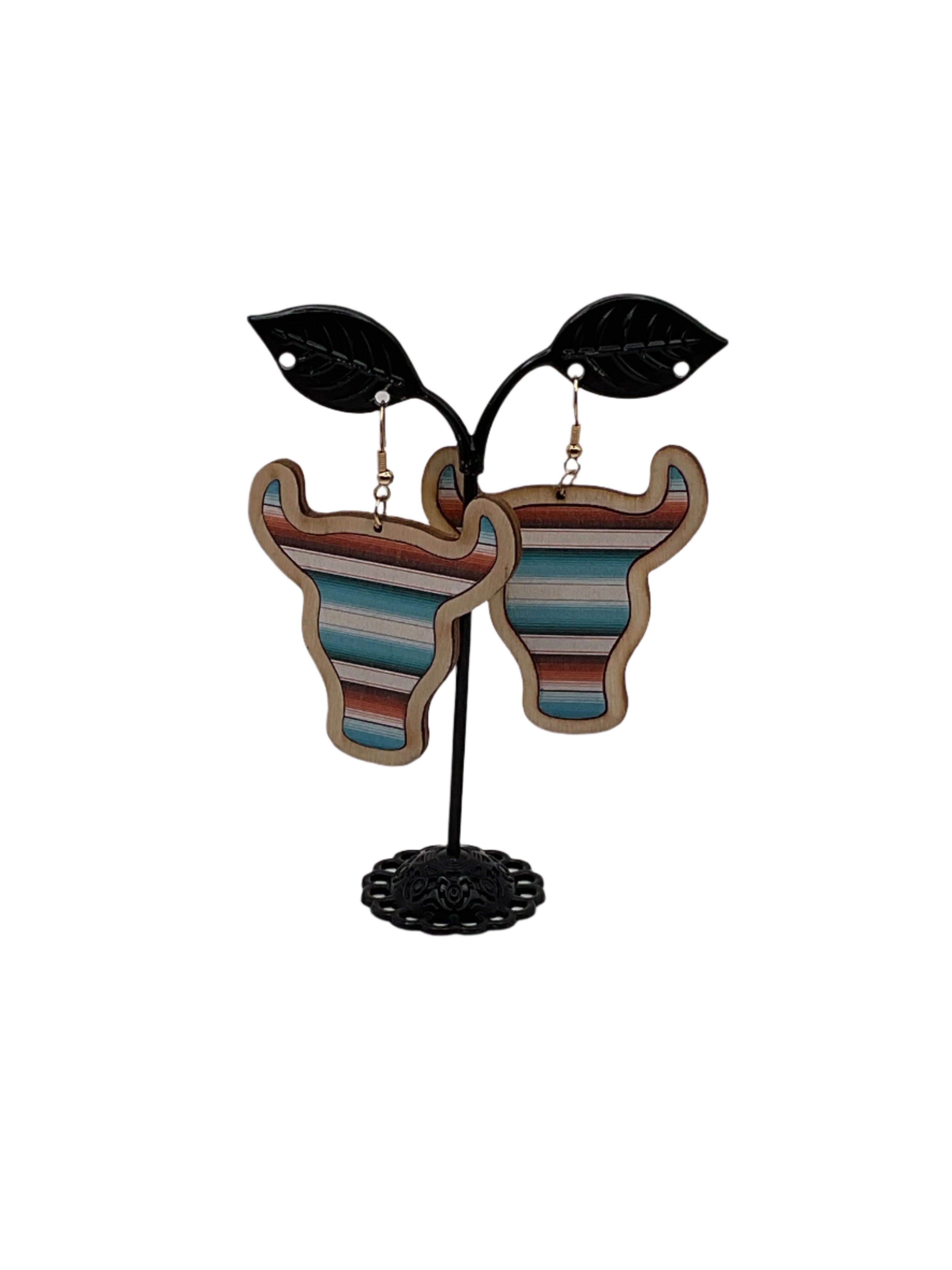 Bullhead Western Earrings