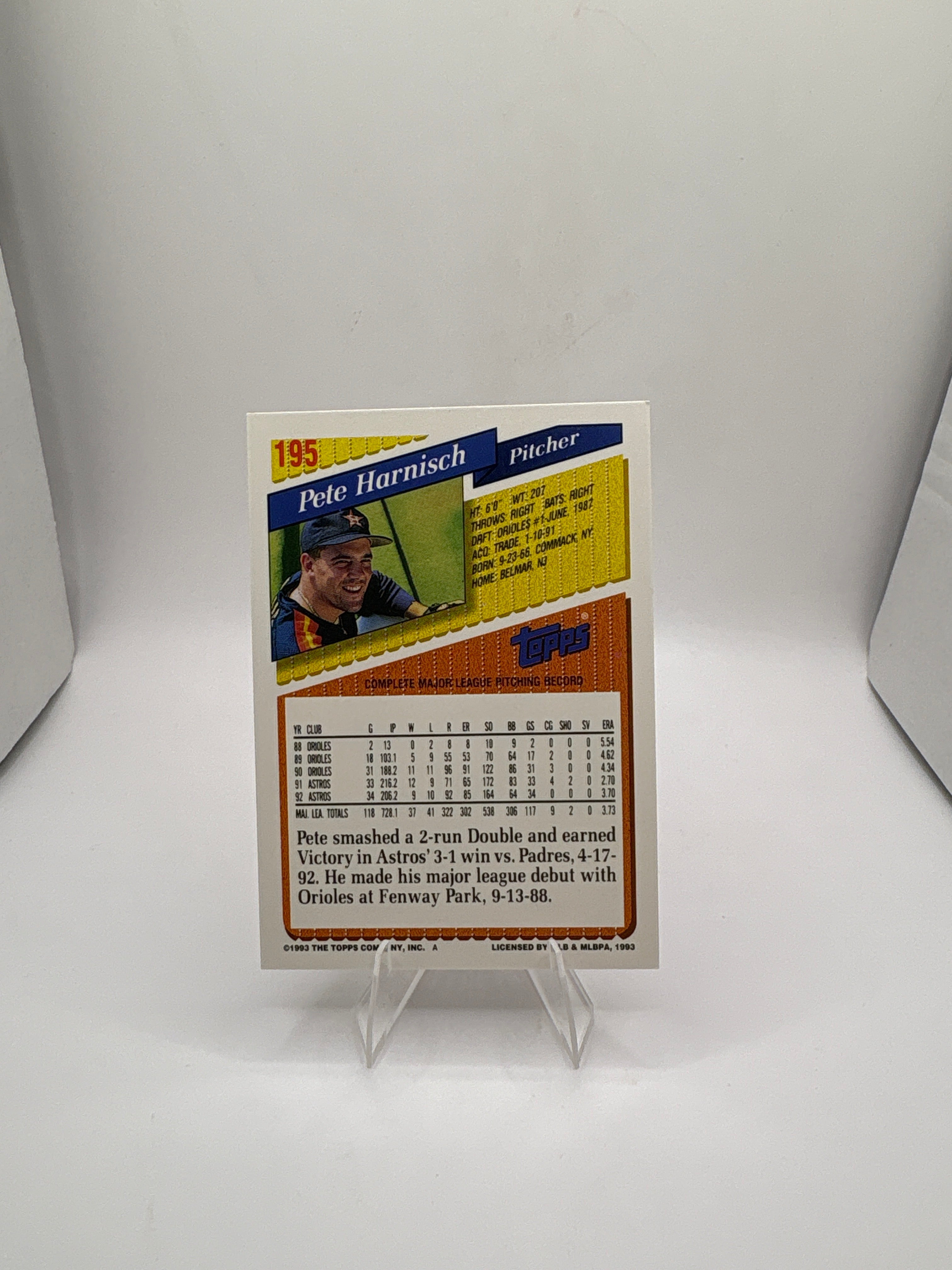Topps Pete Harnisch