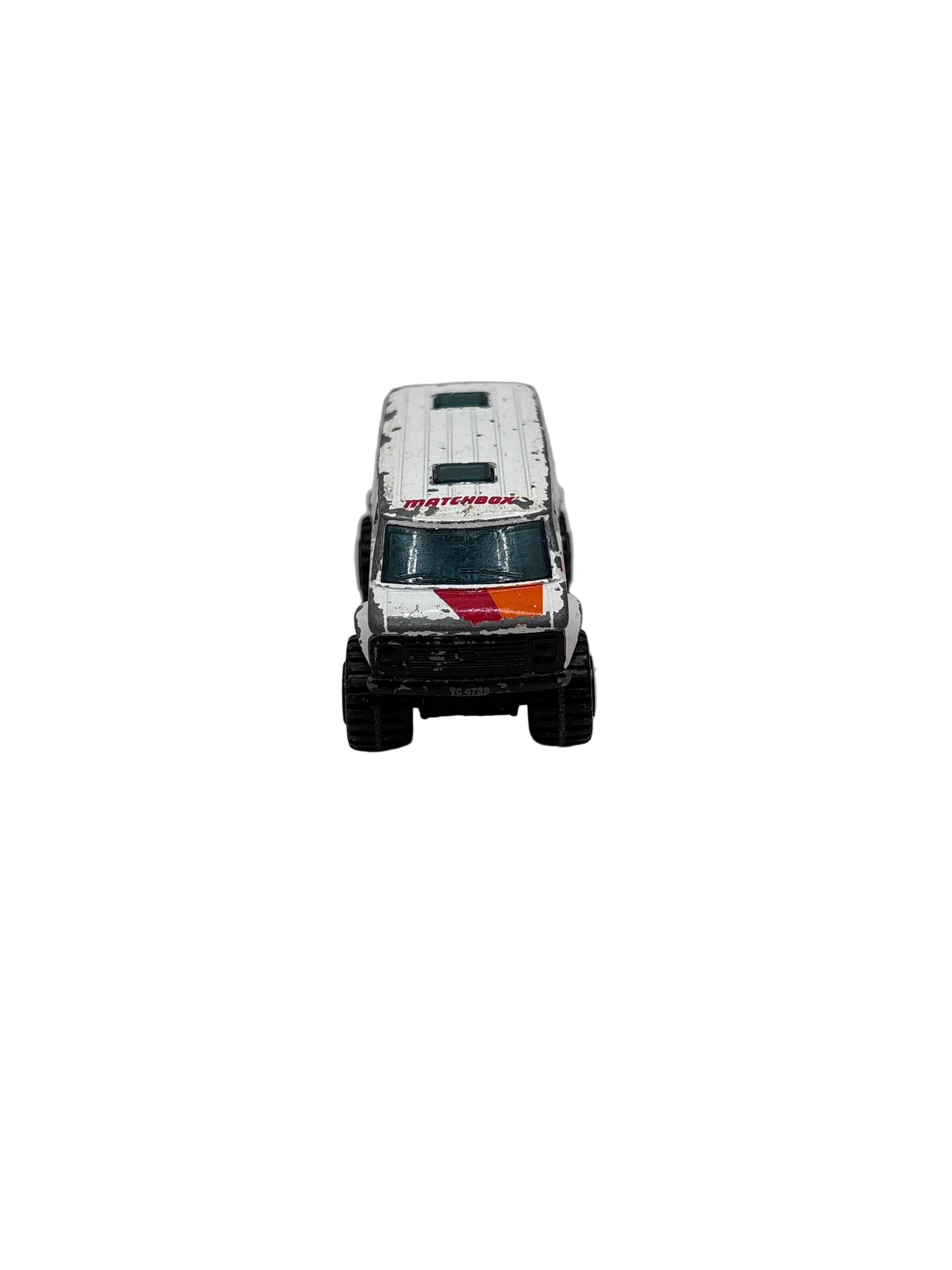 Matchbox 4x4 Chevy Van Diecast white