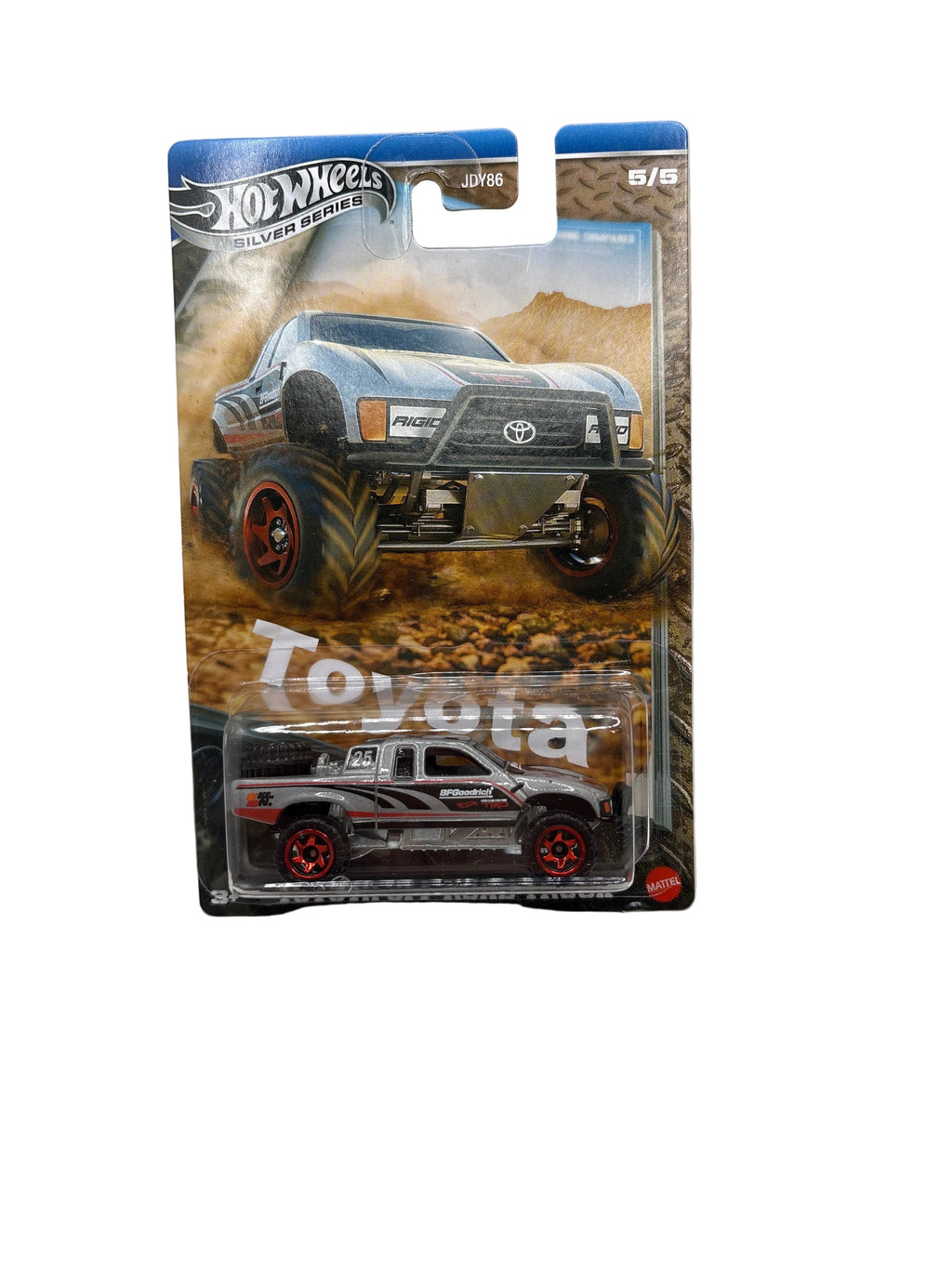Hot Wheels Toyota Off-Road Truck Diecast silver