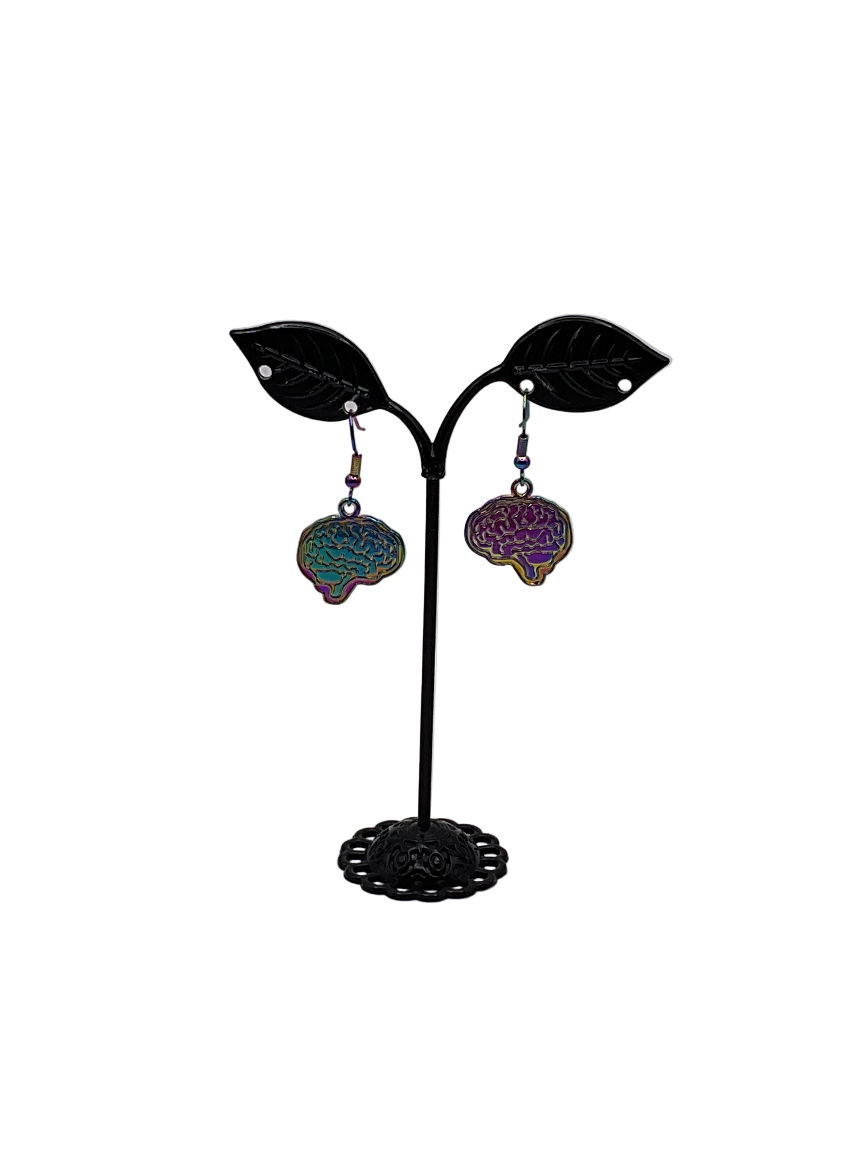 Brain Earrings