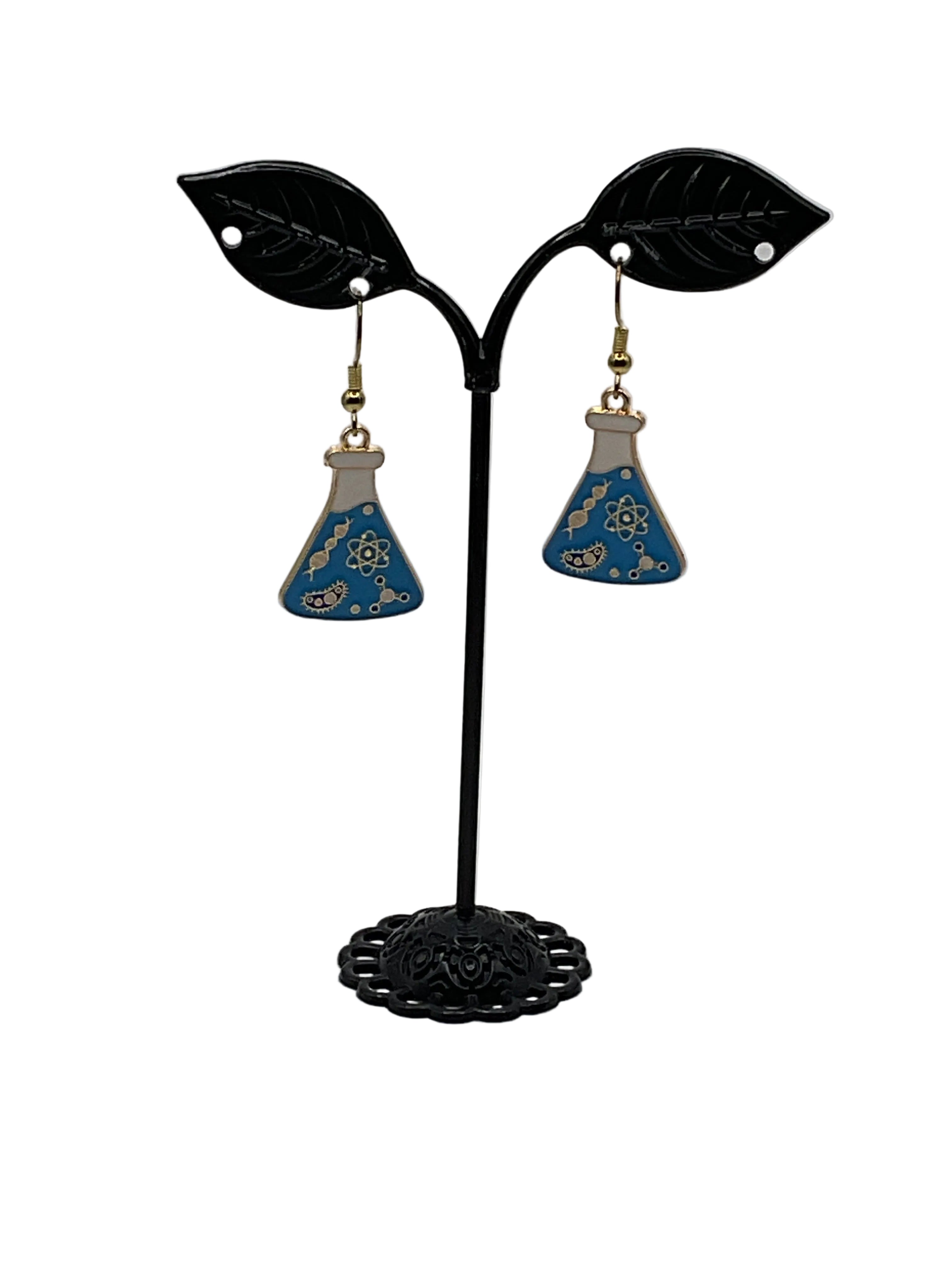 Science Beaker earrings