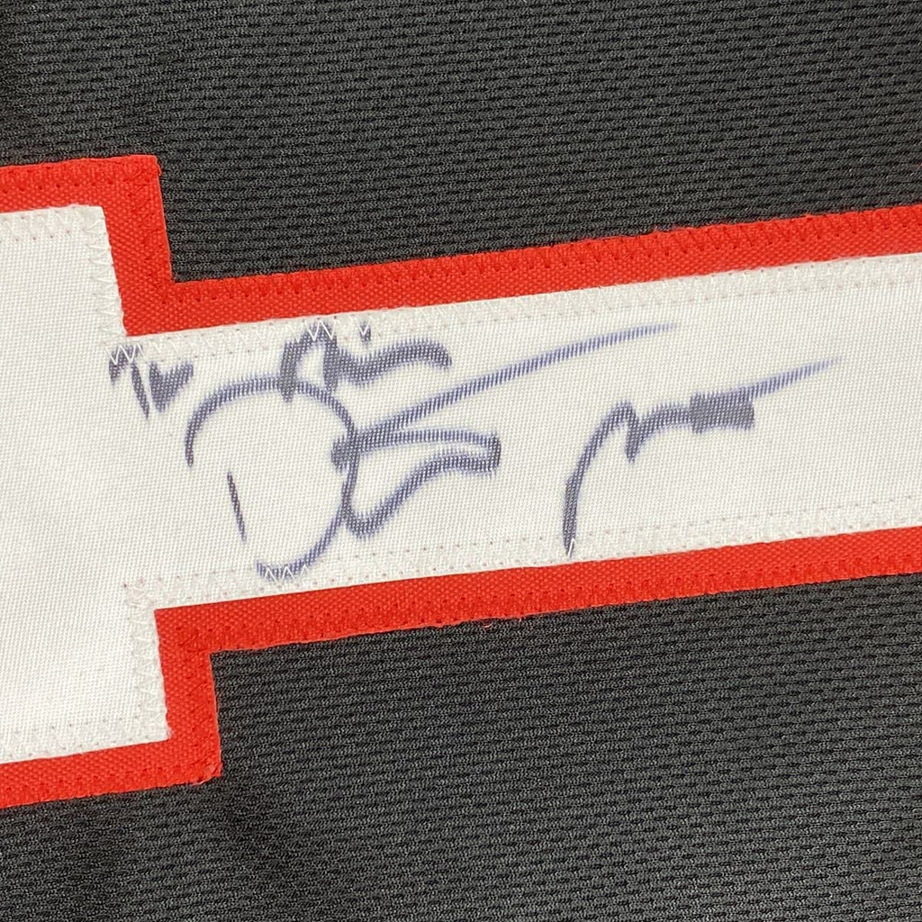 Autographed/Signed Dustin Poirier UFC MMA Black Ultimate Fighting Jersey Shirt PSA/DNA COA