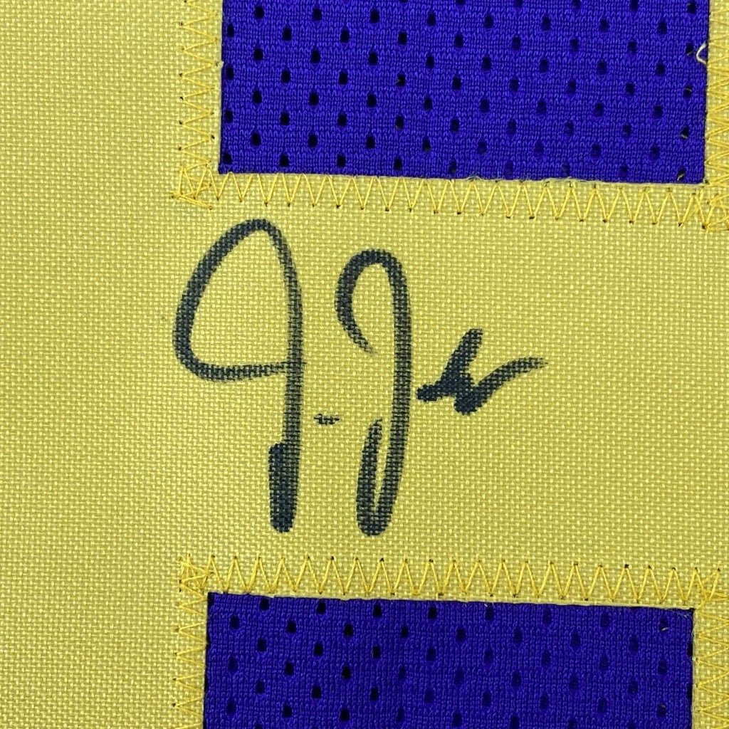 Autographed/Signed Justin Jefferson Minnesota Color Rush Football Jersey JSA COA
