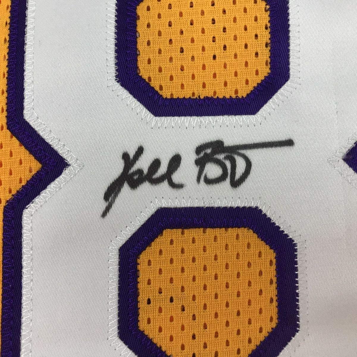 Autographed/Signed Kobe Bryant #8 Los Angeles Yellow Basketball Jersey PSA/DNA COA