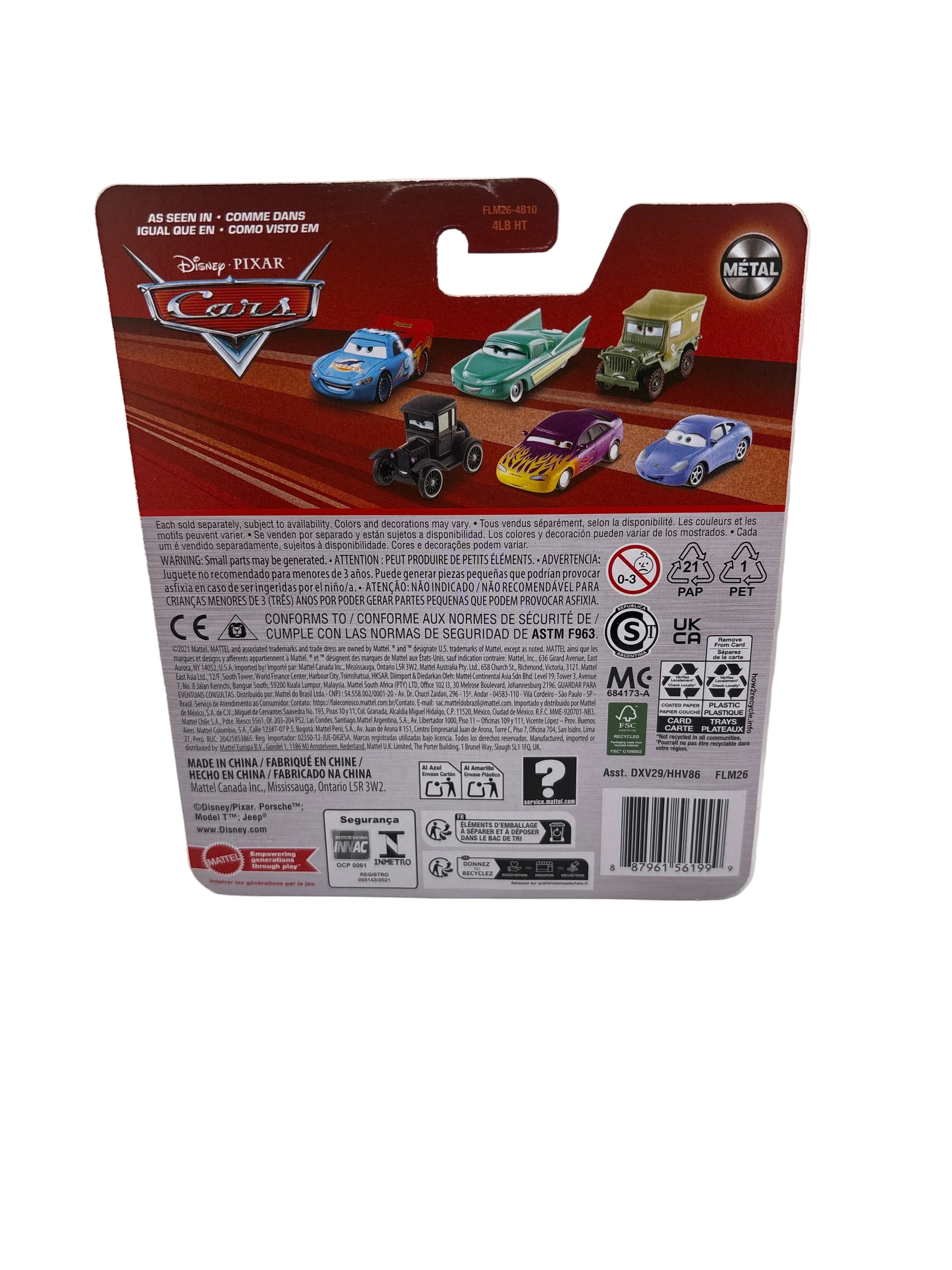 Disney Pixar Cars Lightning McQueen Diecast red