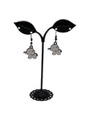White Elephant earrings