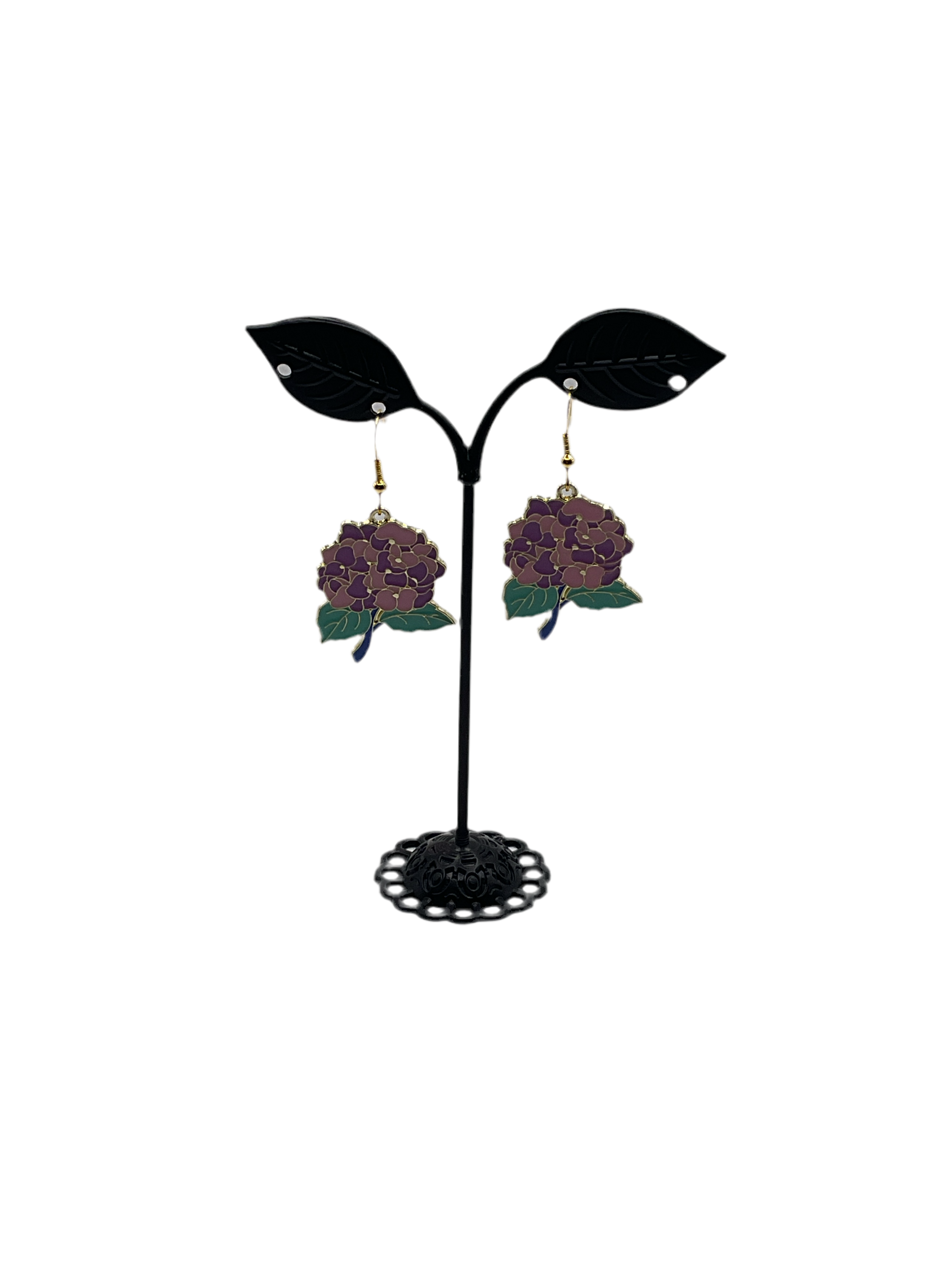 Hydrangea earrings